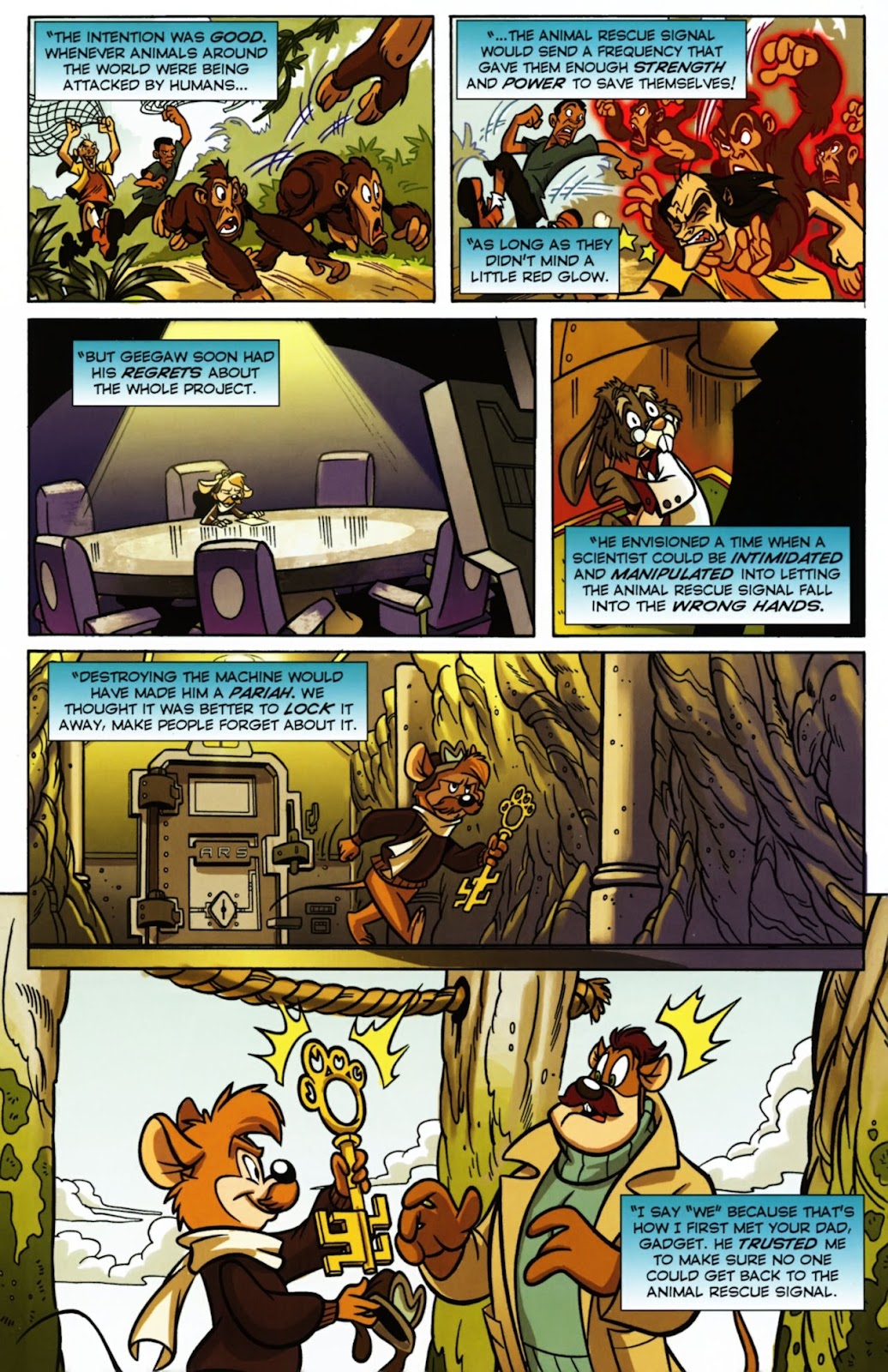 Chip 'n' Dale Rescue Rangers/Darkwing Duck Free Comic Book Day Edition issue Full - Page 42