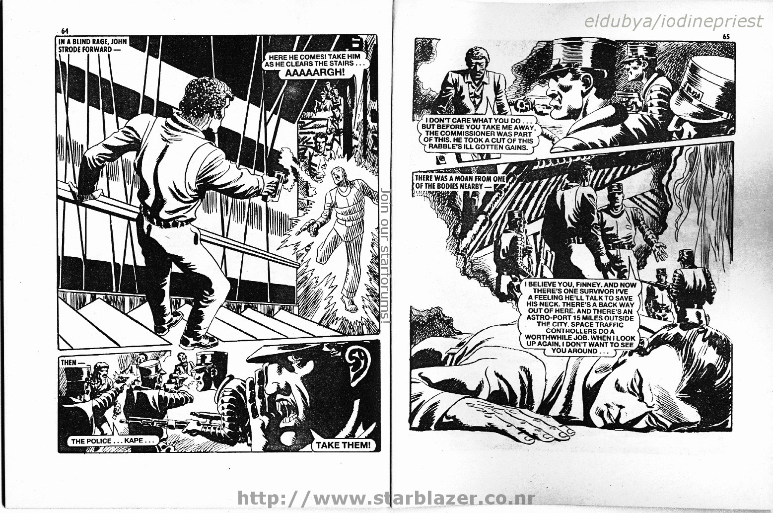 Read online Starblazer comic -  Issue #214 - 34