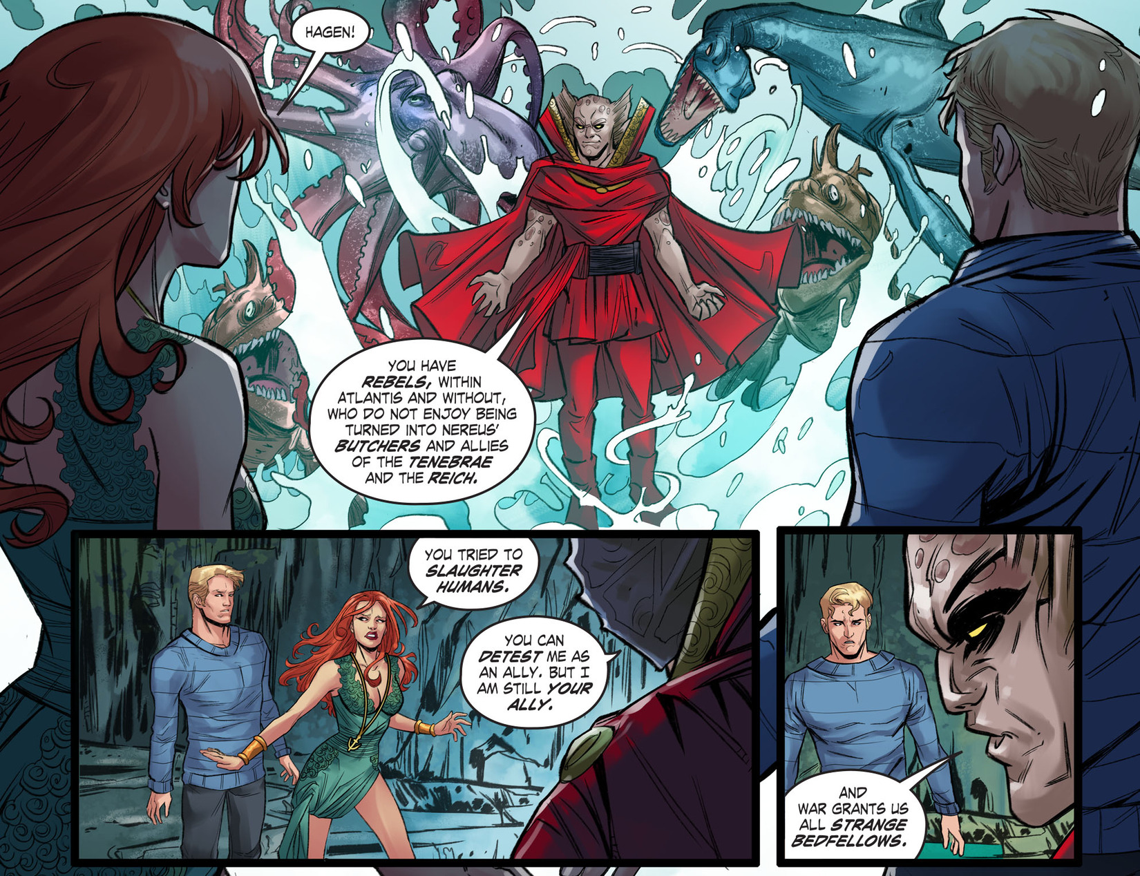 Read online DC Comics: Bombshells comic -  Issue #47 - 18