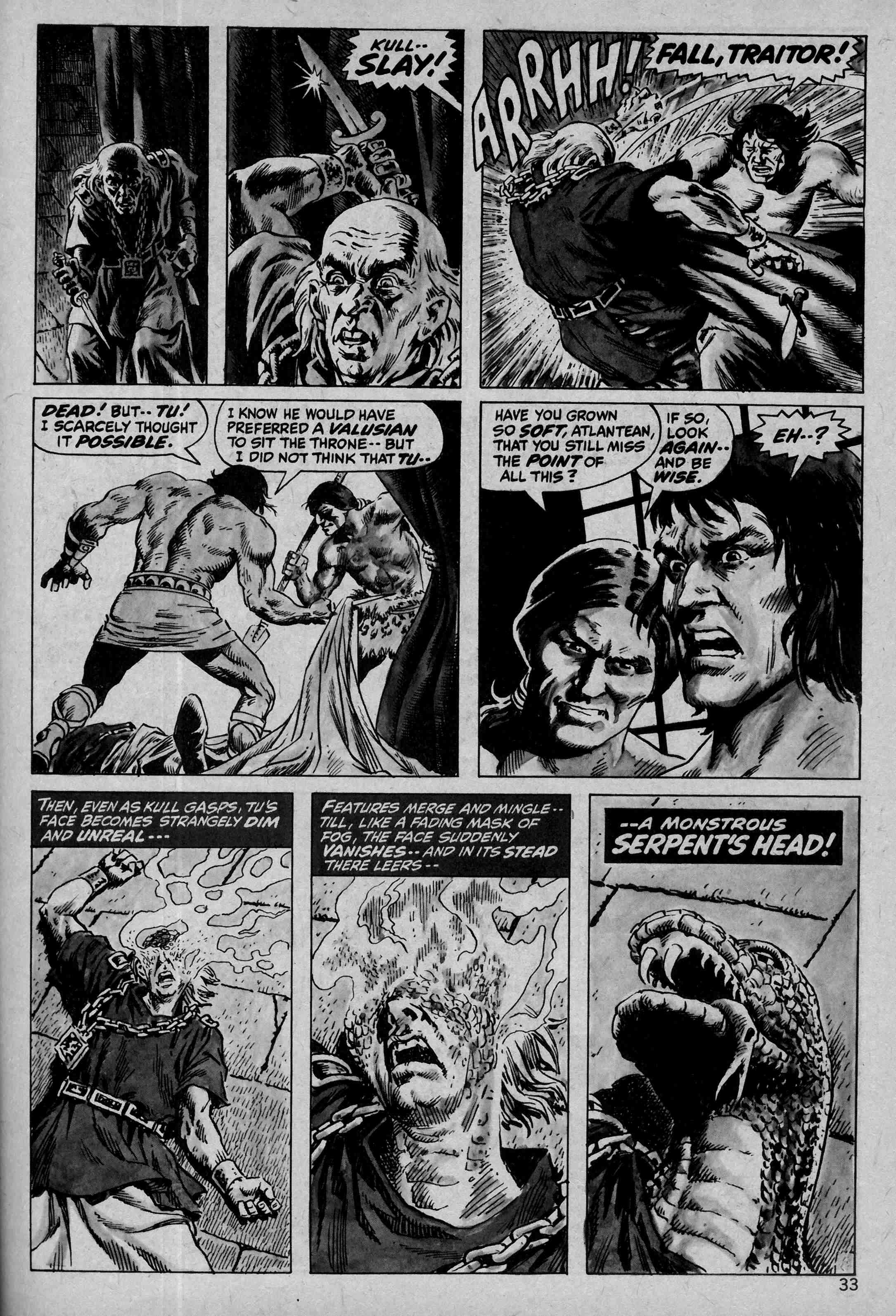 Read online Kull and the Barbarians comic -  Issue #1 - 33