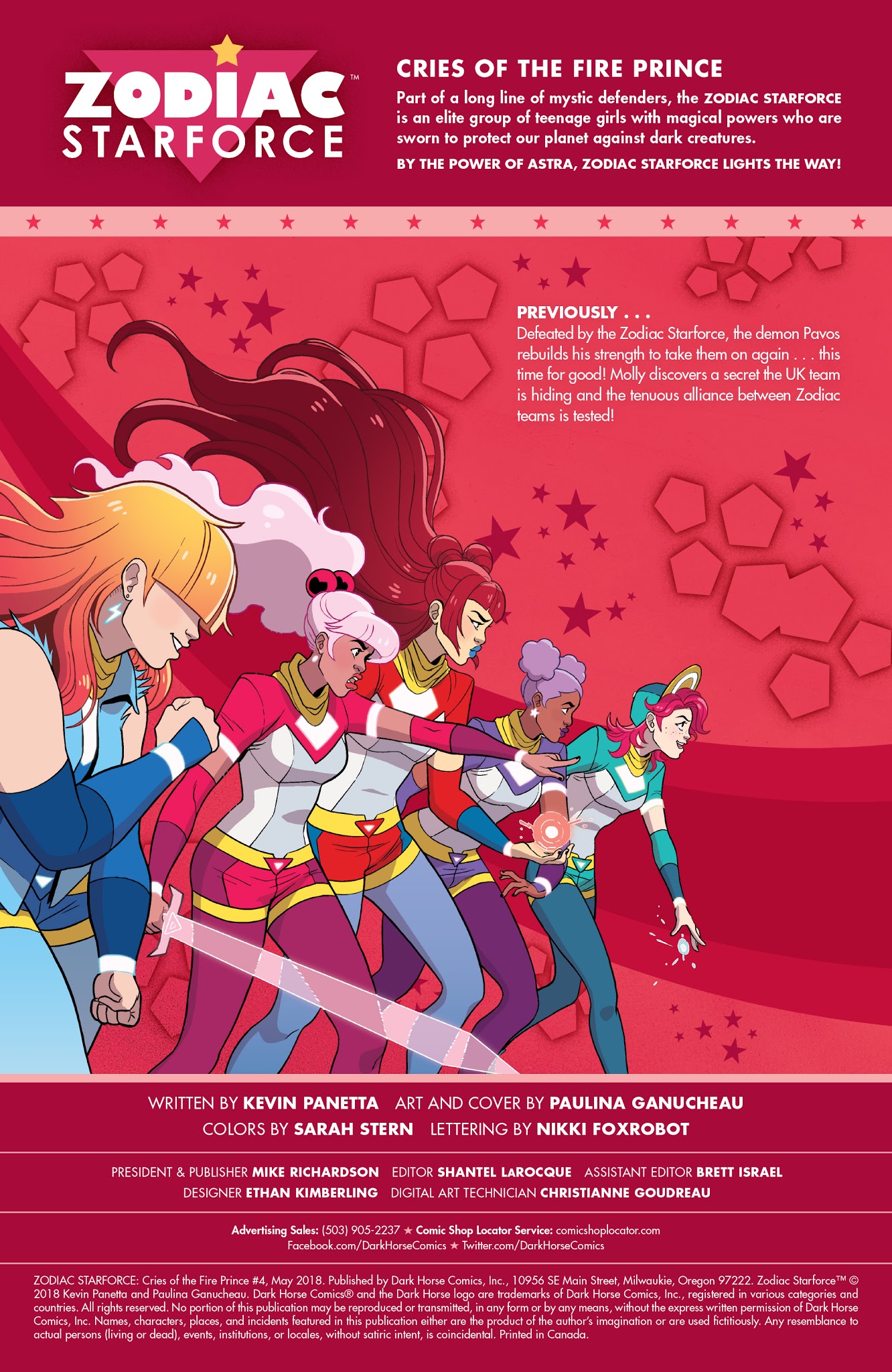 Read online Zodiac Starforce: Cries of the Fire Prince comic -  Issue #4 - 2