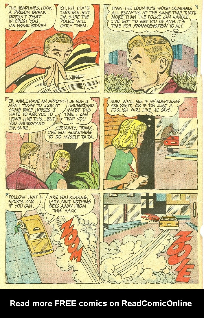Read online Frankenstein (1964) comic -  Issue #3 - 6