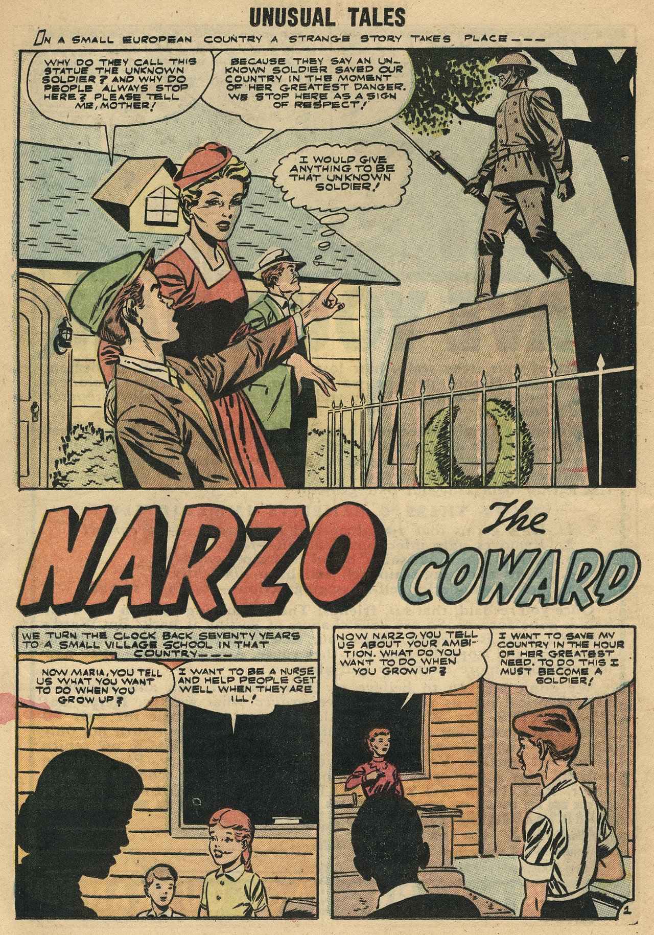 Read online Unusual Tales comic -  Issue #1 - 16