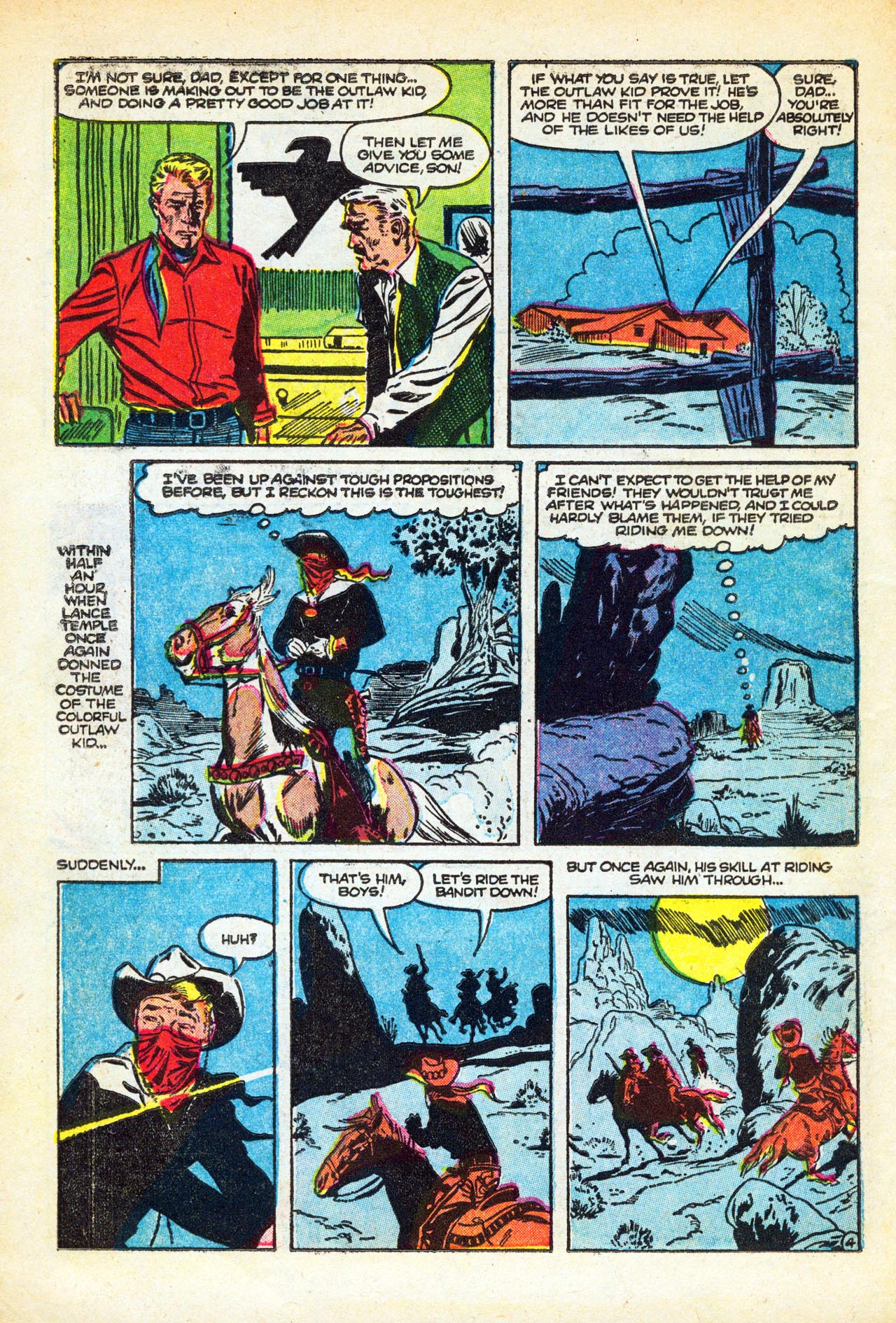 Read online The Outlaw Kid (1954) comic -  Issue #5 - 6