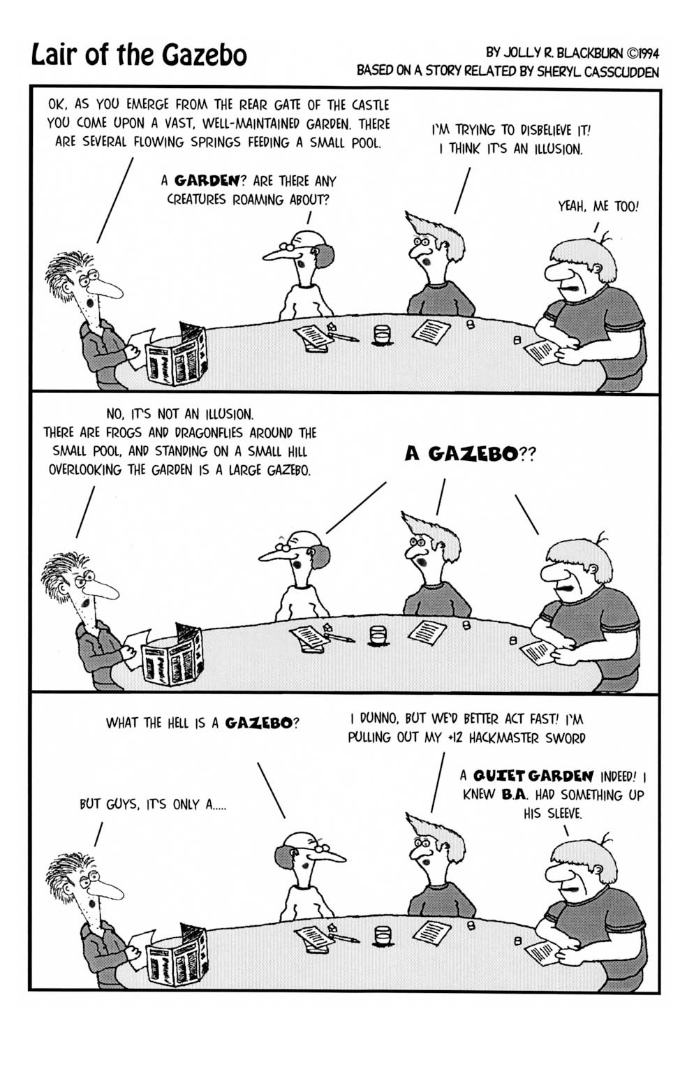 Read online Knights of the Dinner Table comic -  Issue #1 - 6