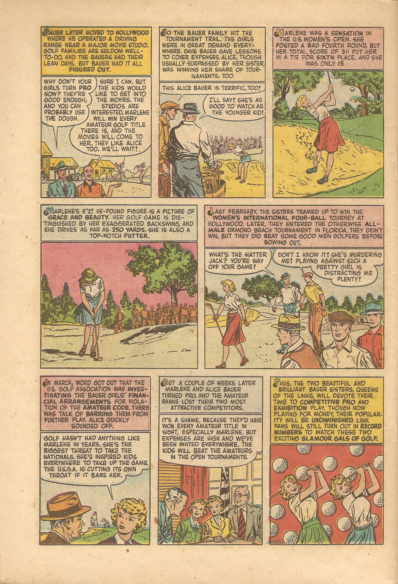 Read online Babe Ruth Sports Comics comic -  Issue #9 - 22