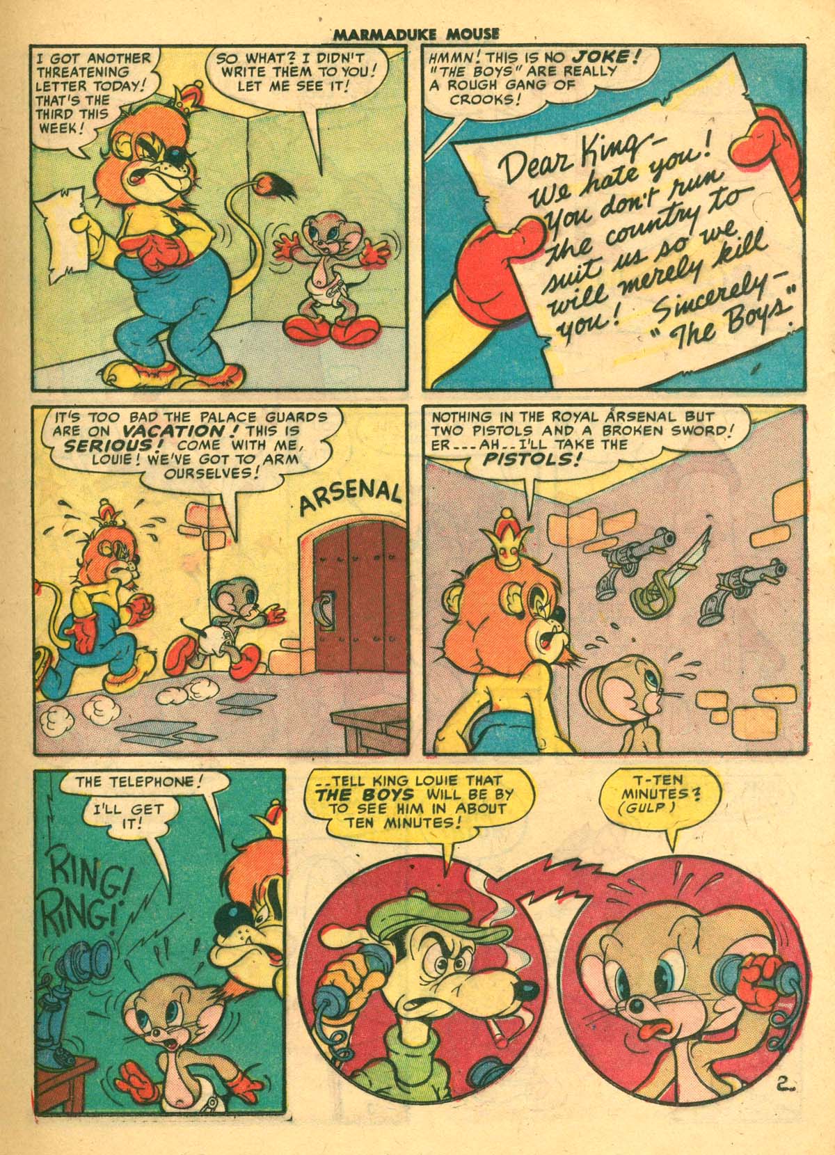 Read online Marmaduke Mouse comic -  Issue #33 - 17