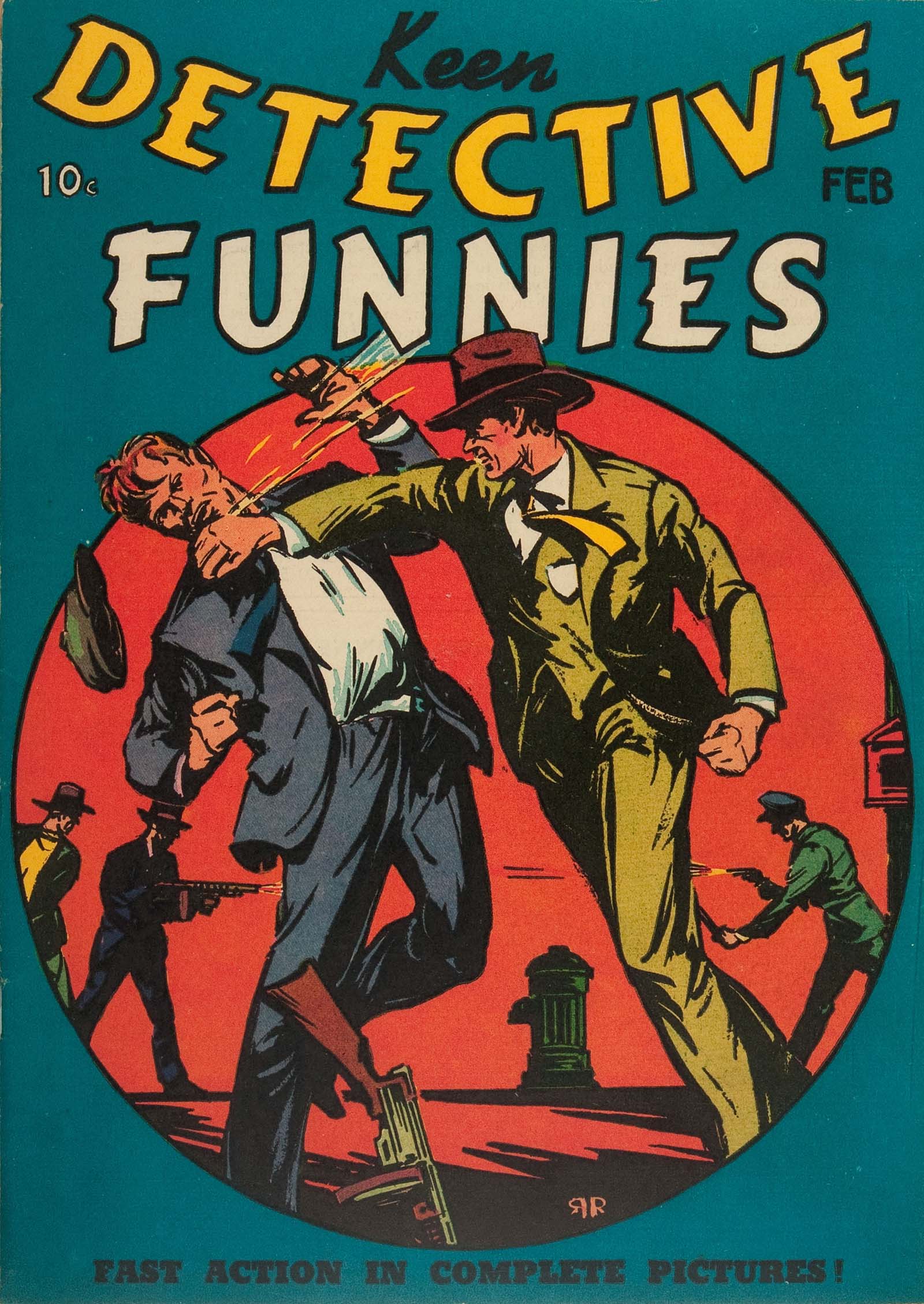 Read online Keen Detective Funnies comic -  Issue #6 - 1