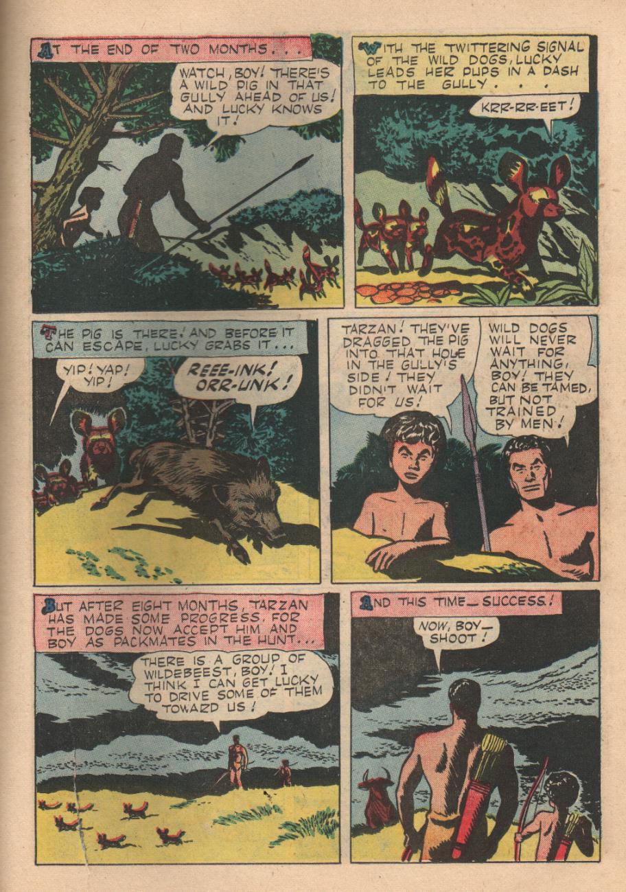 Read online Tarzan (1948) comic -  Issue #84 - 23