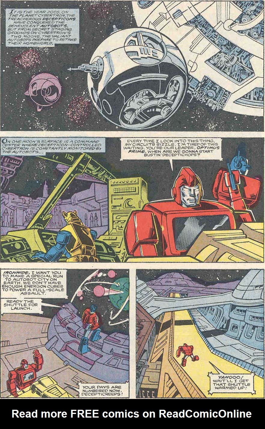 Read online The Transformers: The Movie comic -  Issue #1 - 5