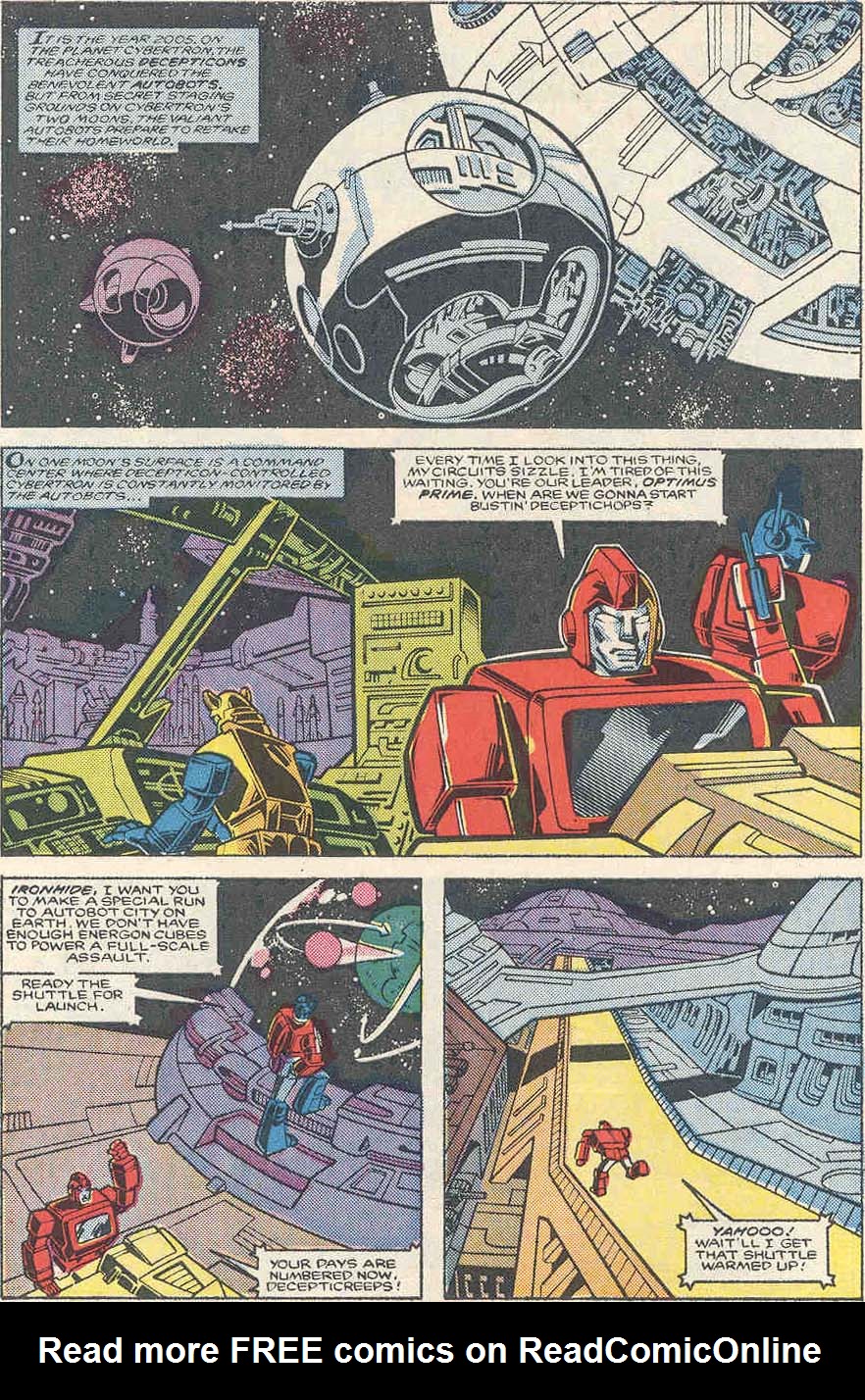 Read online The Transformers: The Movie comic -  Issue #1 - 5