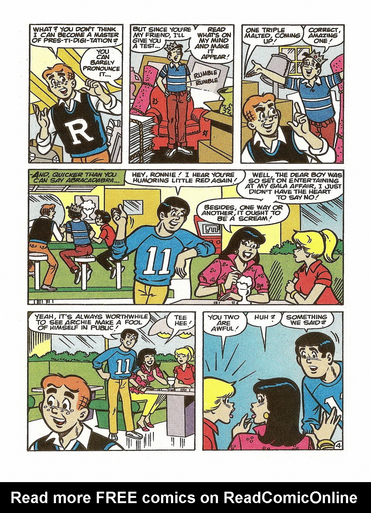 Read online Jughead's Double Digest Magazine comic -  Issue #70 - 135