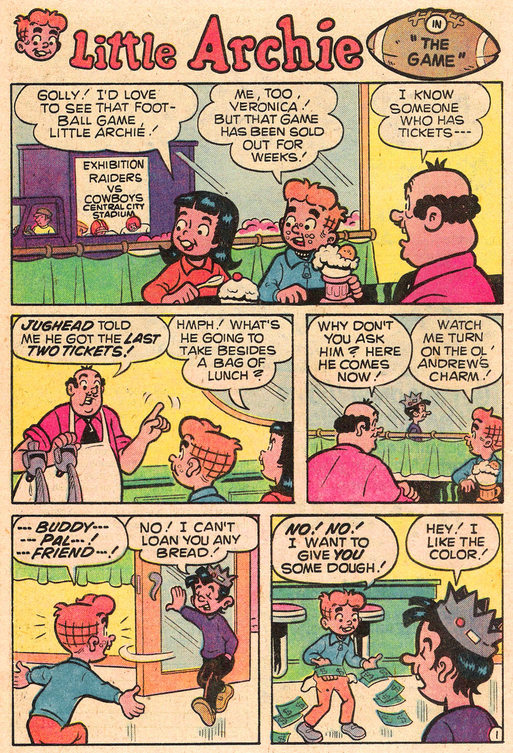 Read online Archie's TV Laugh-Out comic -  Issue #55 - 20