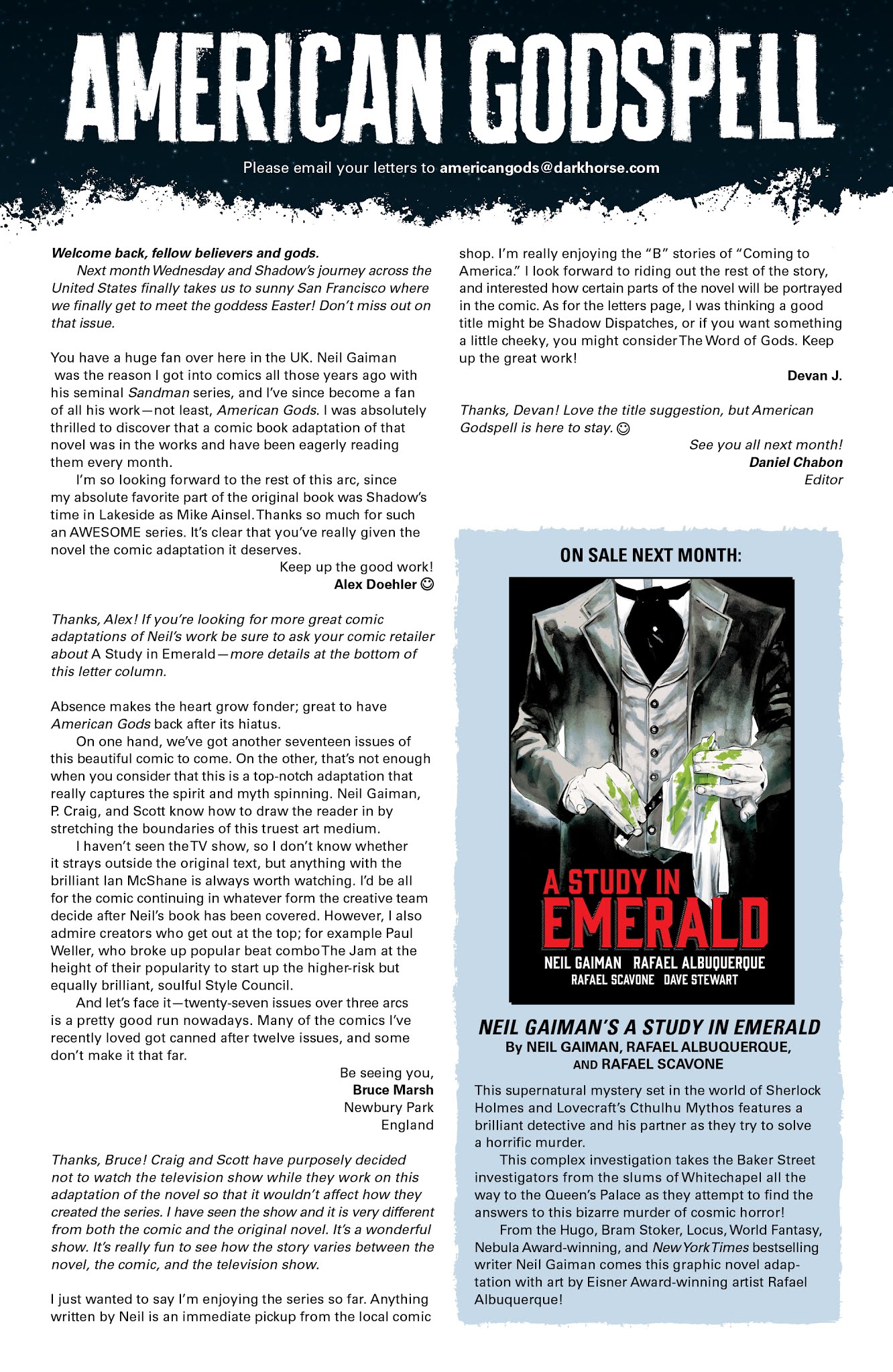 Read online American Gods: My Ainsel comic -  Issue #3 - 26