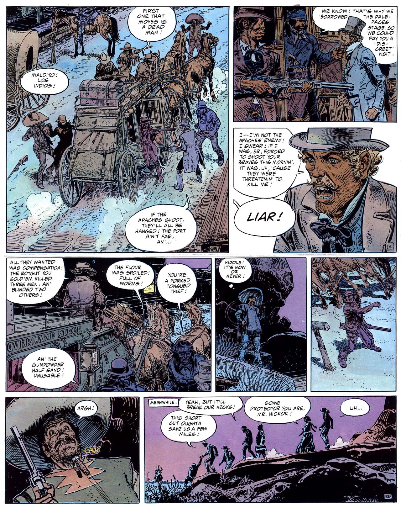 Read online Epic Graphic Novel: Blueberry comic -  Issue #3 - 56