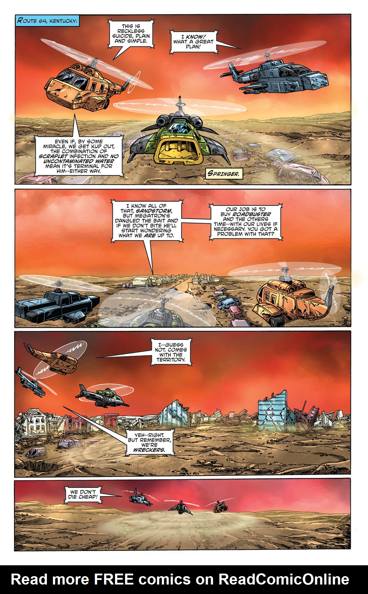 Read online The Transformers: Regeneration One comic -  Issue #84 - 6
