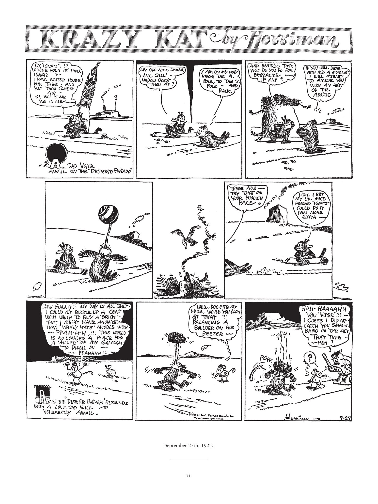 Read online Krazy & Ignatz comic -  Issue # TPB 4 - 52