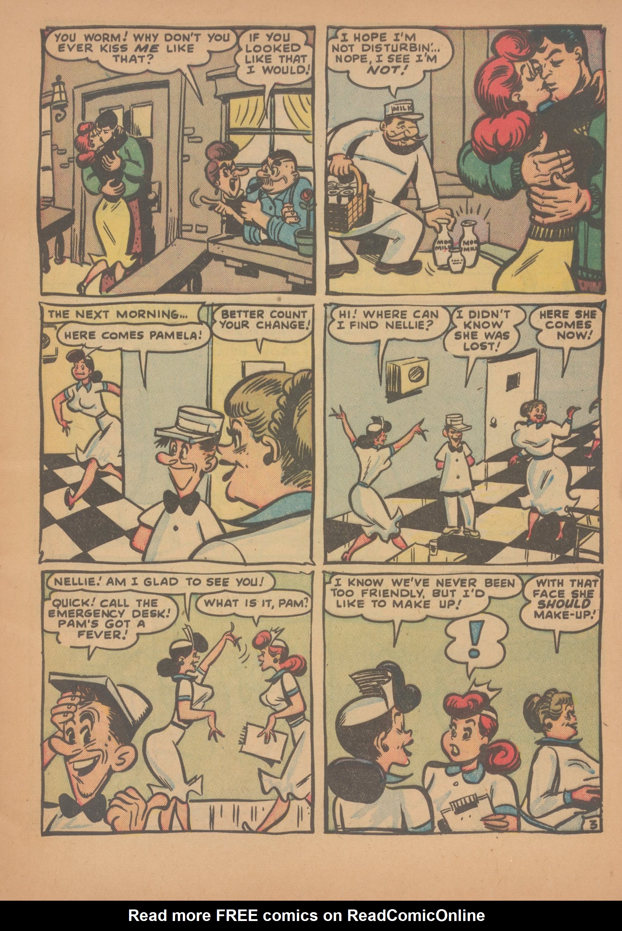 Read online Nellie The Nurse (1945) comic -  Issue #35 - 5