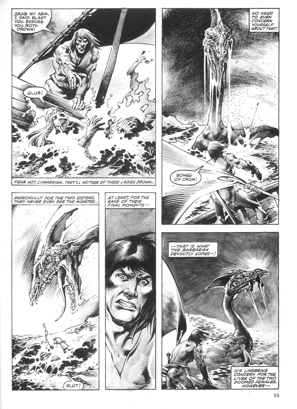 Read online The Savage Sword Of Conan comic -  Issue #88 - 55