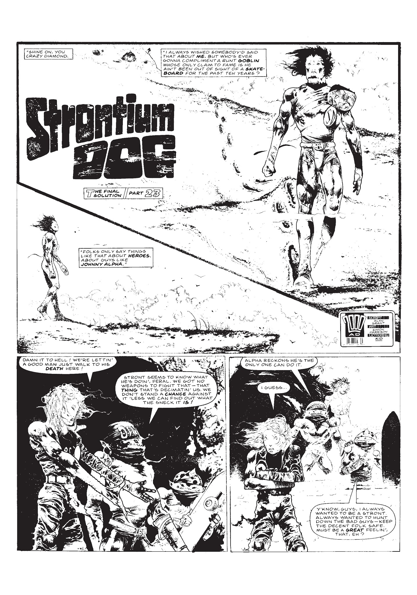 Read online Strontium Dog: The Final Solution comic -  Issue # TPB - 123