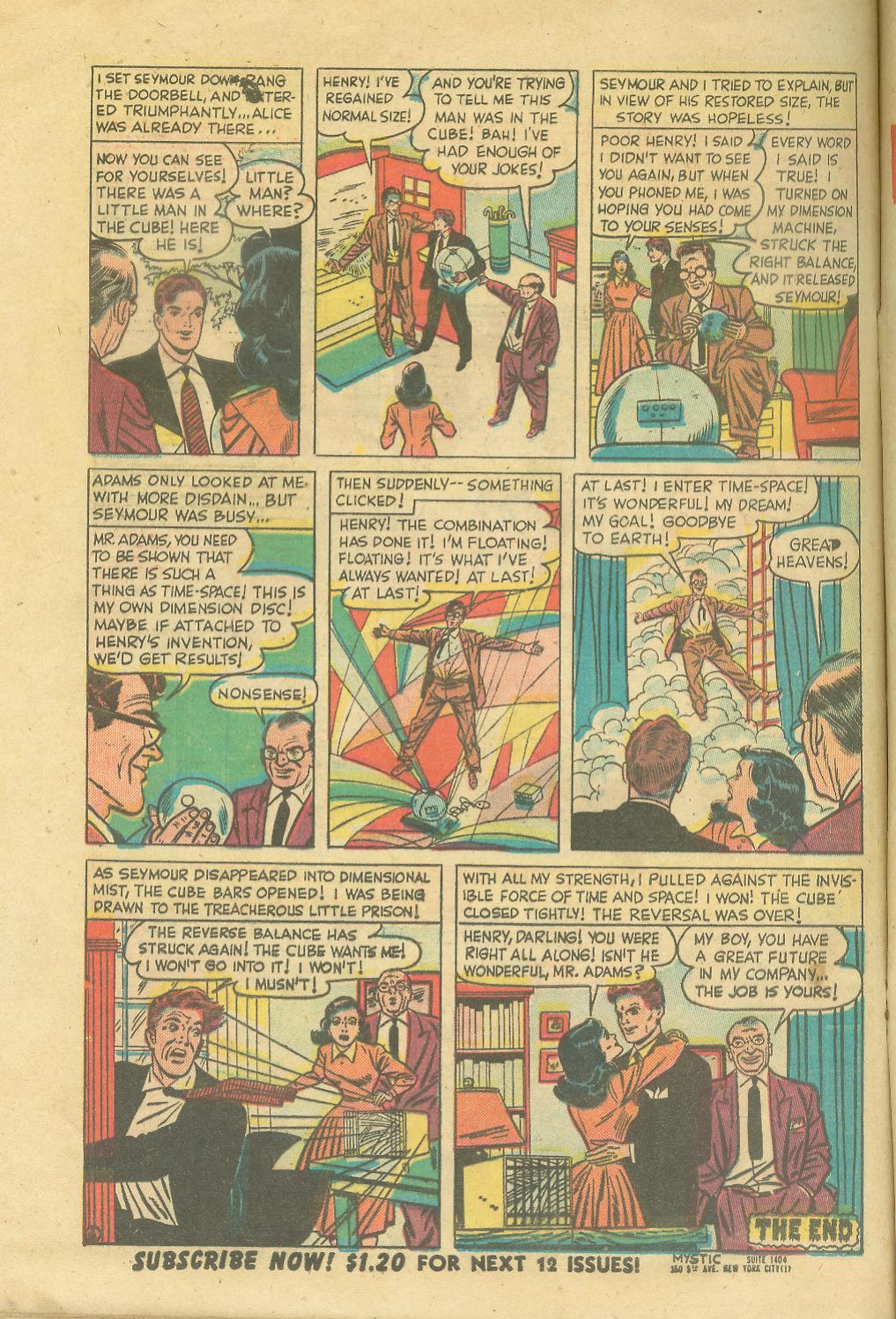 Read online Mystic (1951) comic -  Issue #5 - 32