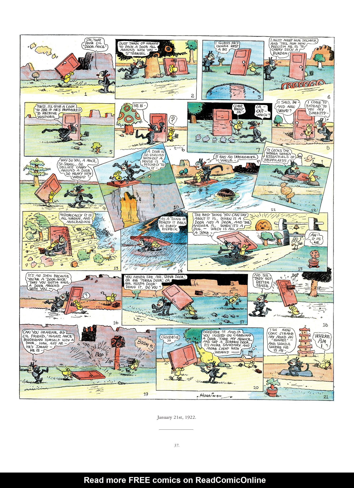 Read online Krazy & Ignatz comic -  Issue # TPB 3 - 37