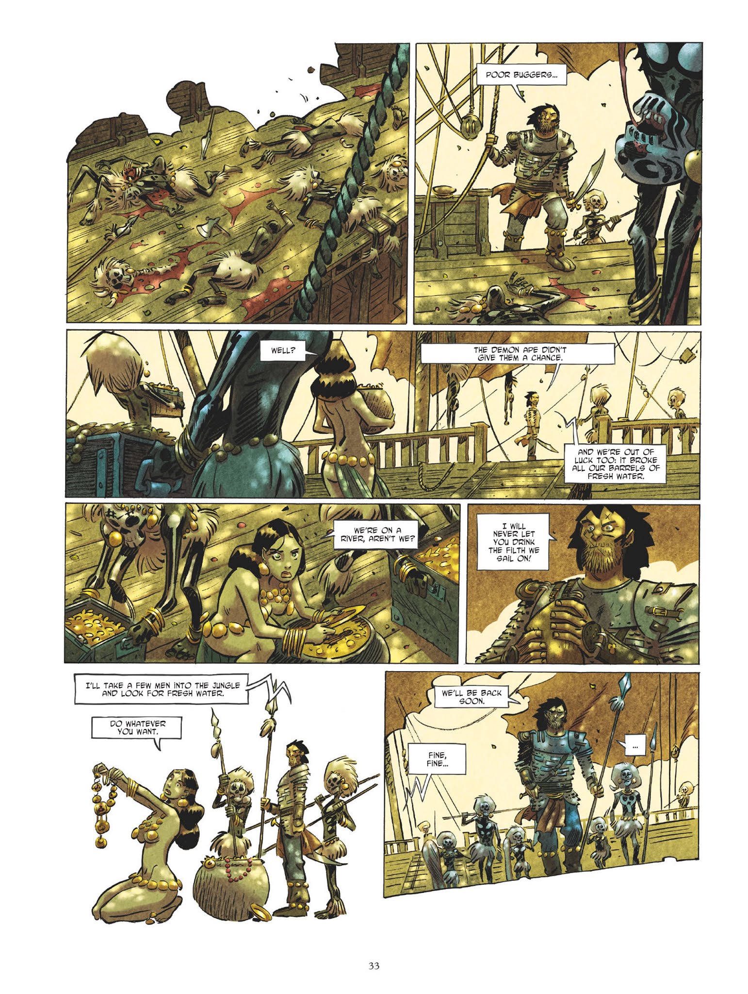 Read online Conan le Cimmérien - La Reine de la côte noire comic -  Issue #1 - 34