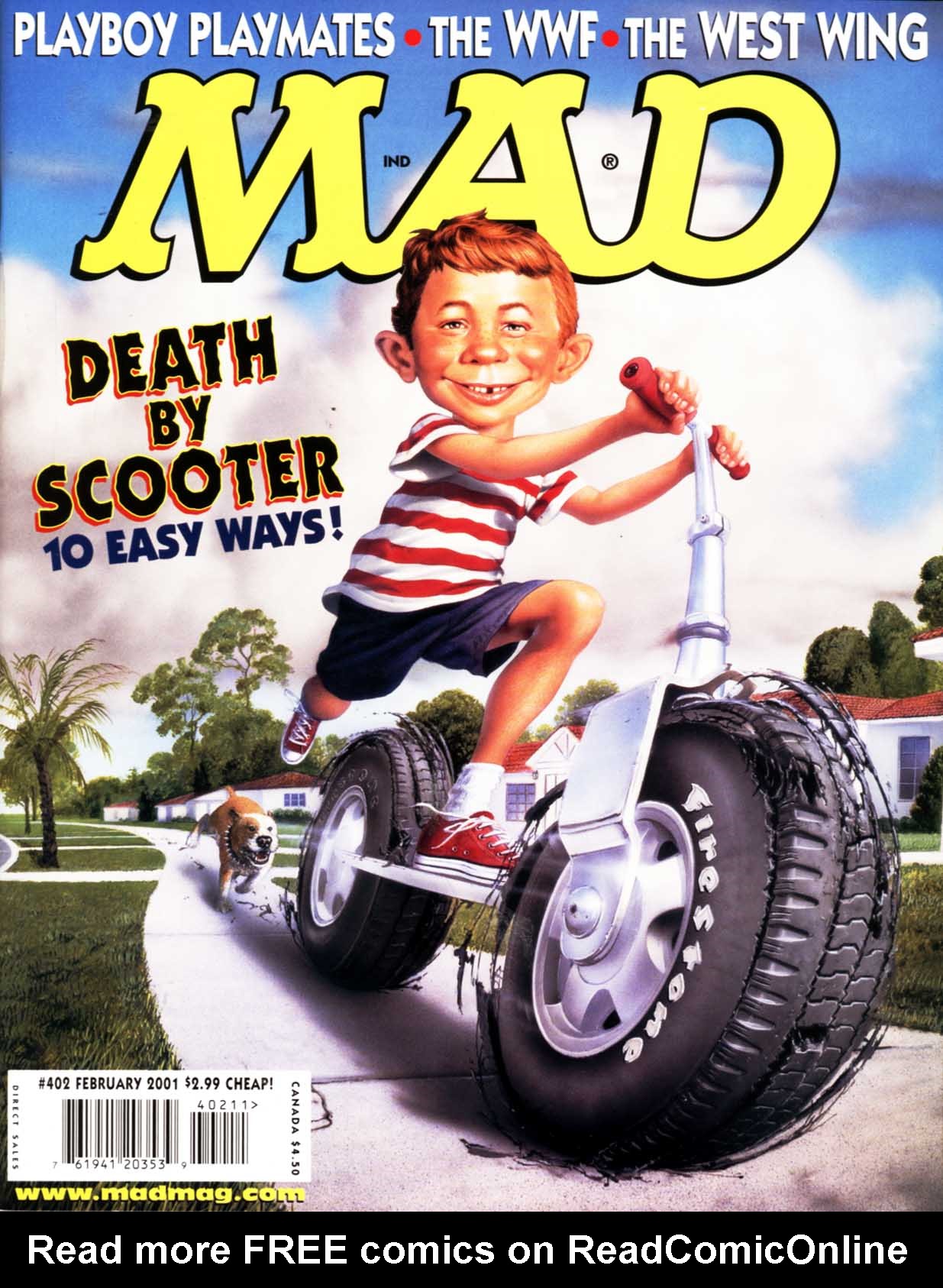 Read online MAD comic -  Issue #402 - 1