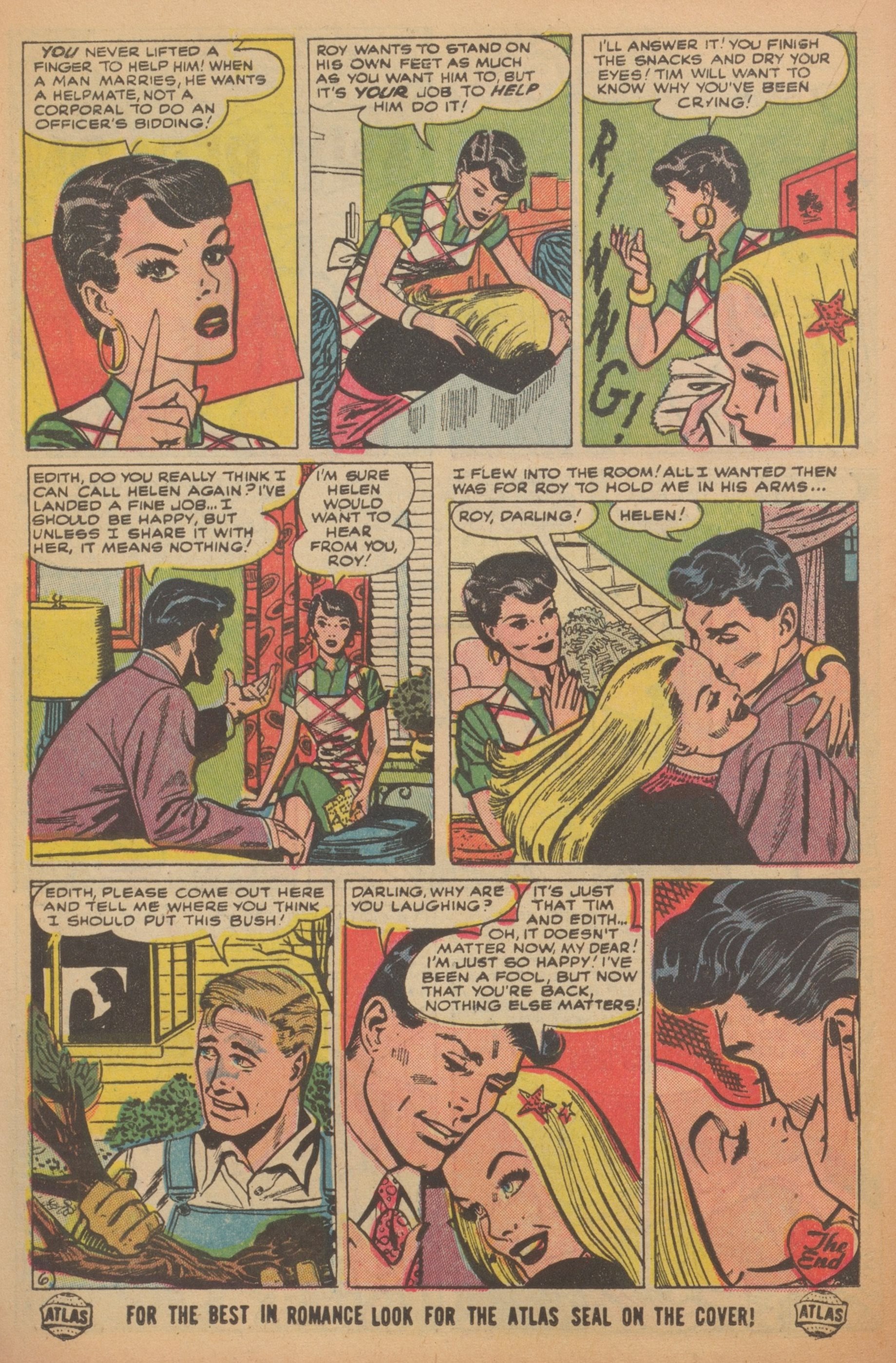 Read online Love Romances comic -  Issue #45 - 16