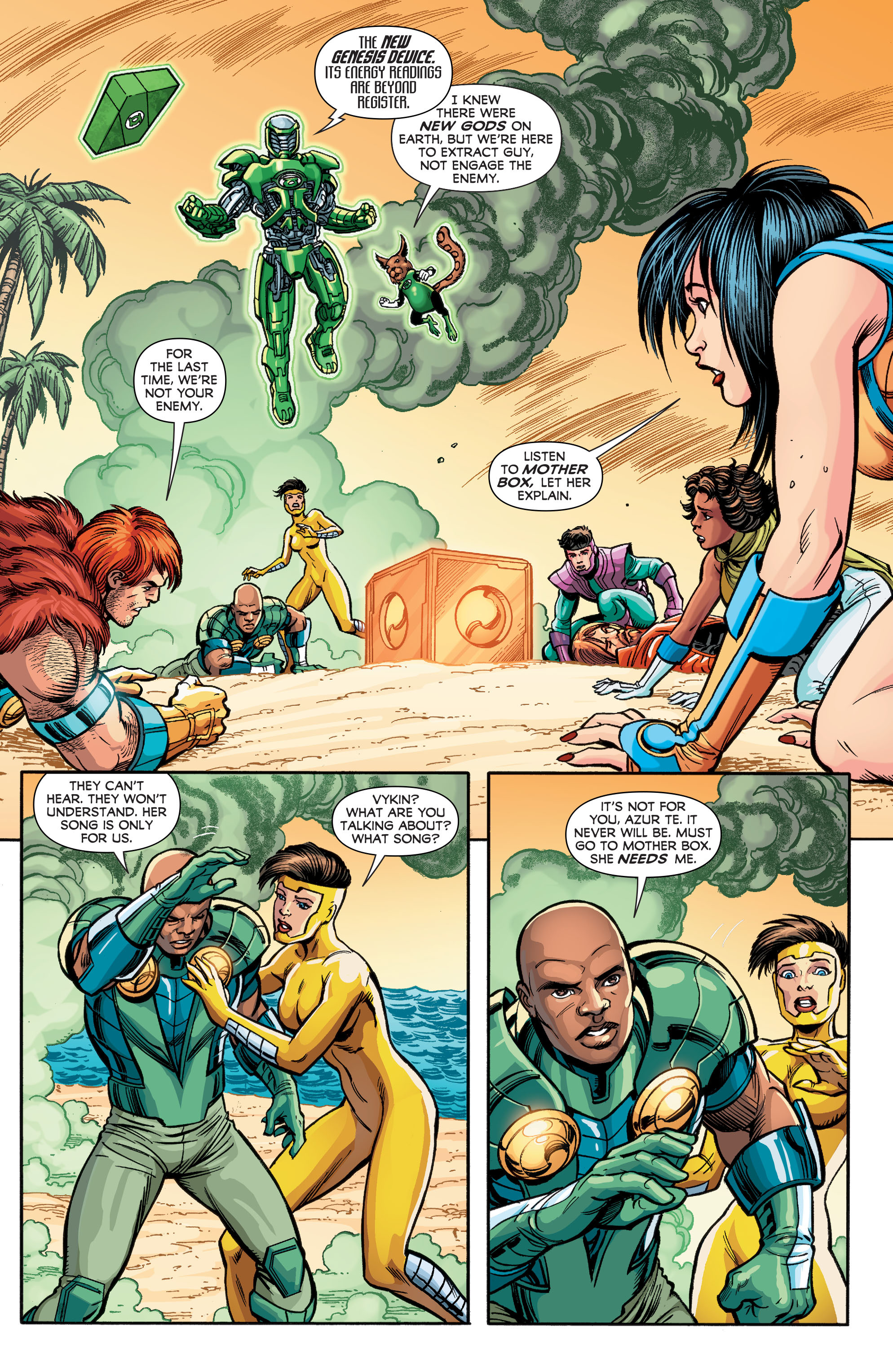 Read online Infinity Man and the Forever People comic -  Issue #6 - 2