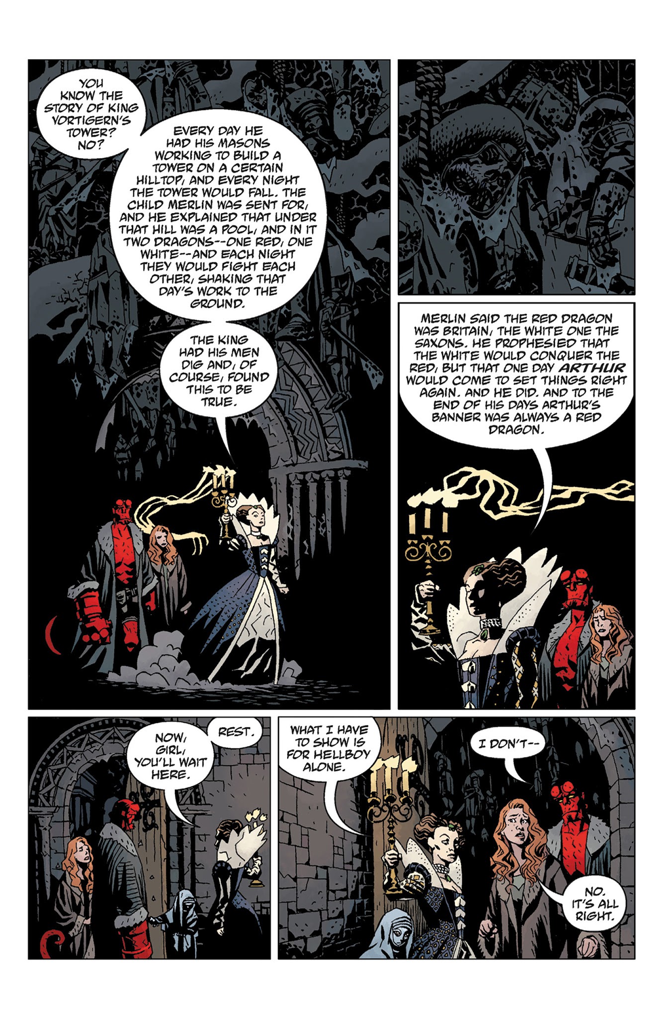 Read online Hellboy: The Wild Hunt comic -  Issue # TPB - 123