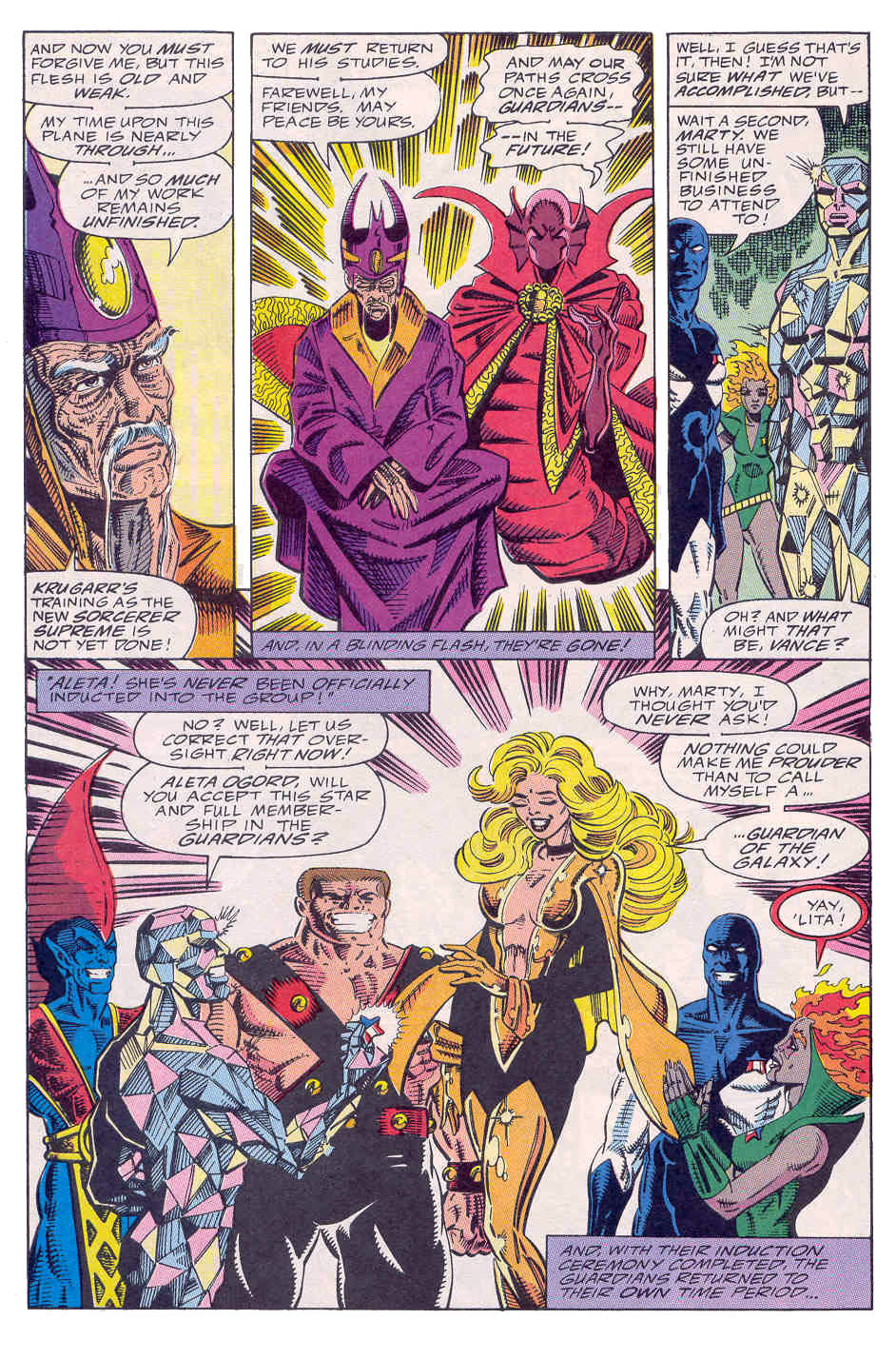 Read online Guardians of the Galaxy (1990) comic -  Issue # _Annual 1 - 33