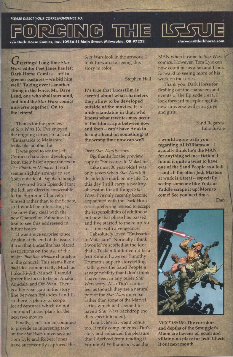 Read online Star Wars (1998) comic -  Issue #16 - 29