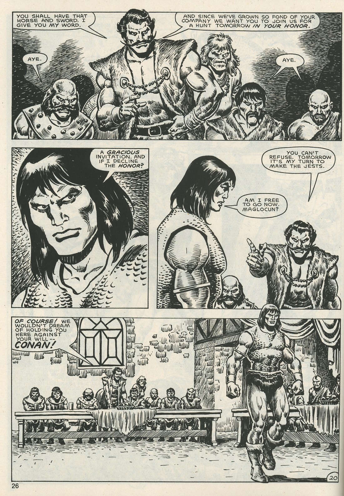 Read online The Savage Sword Of Conan comic -  Issue #119 - 25