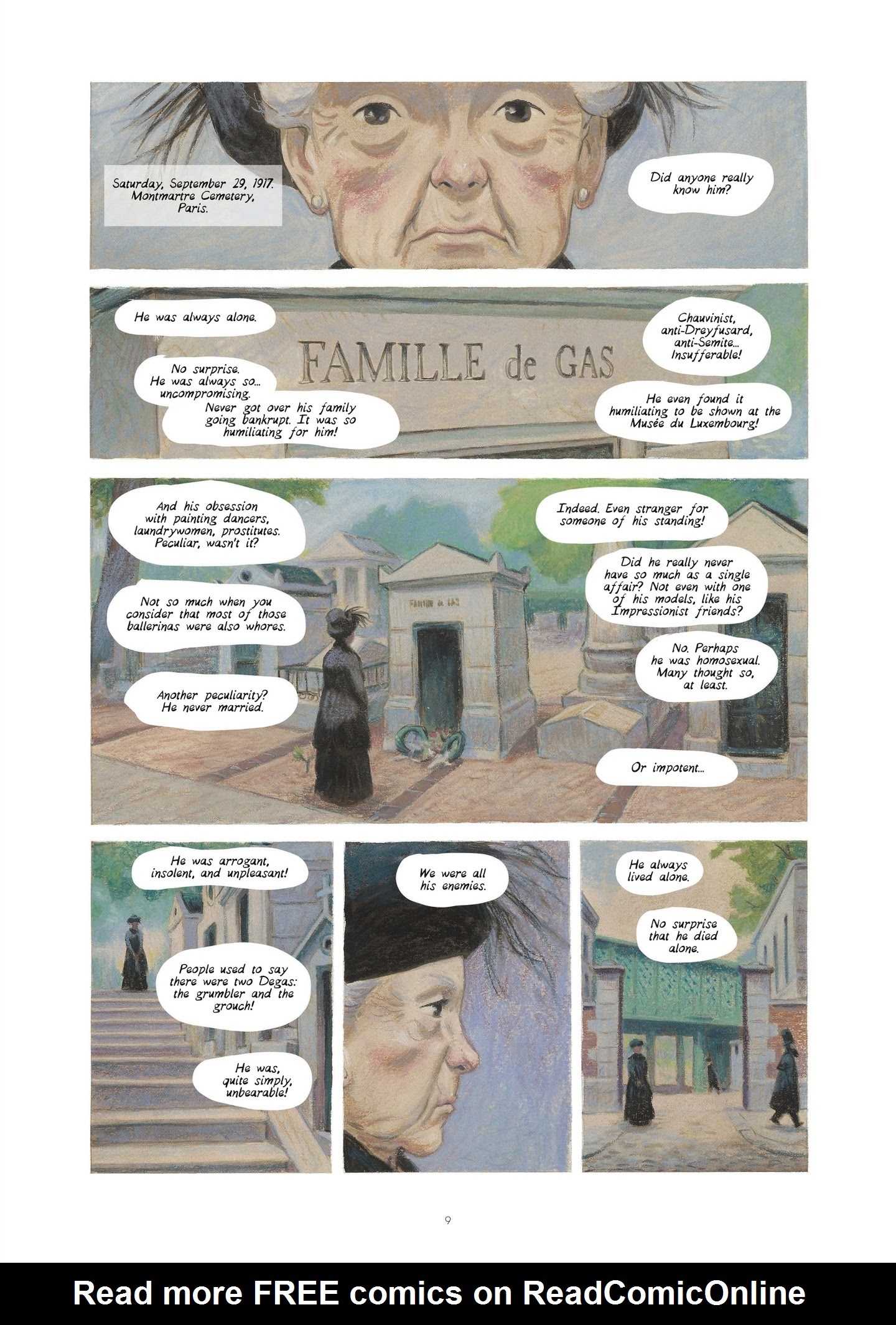 Read online Degas and Cassatt: The Dance of Solitude comic -  Issue # TPB - 9