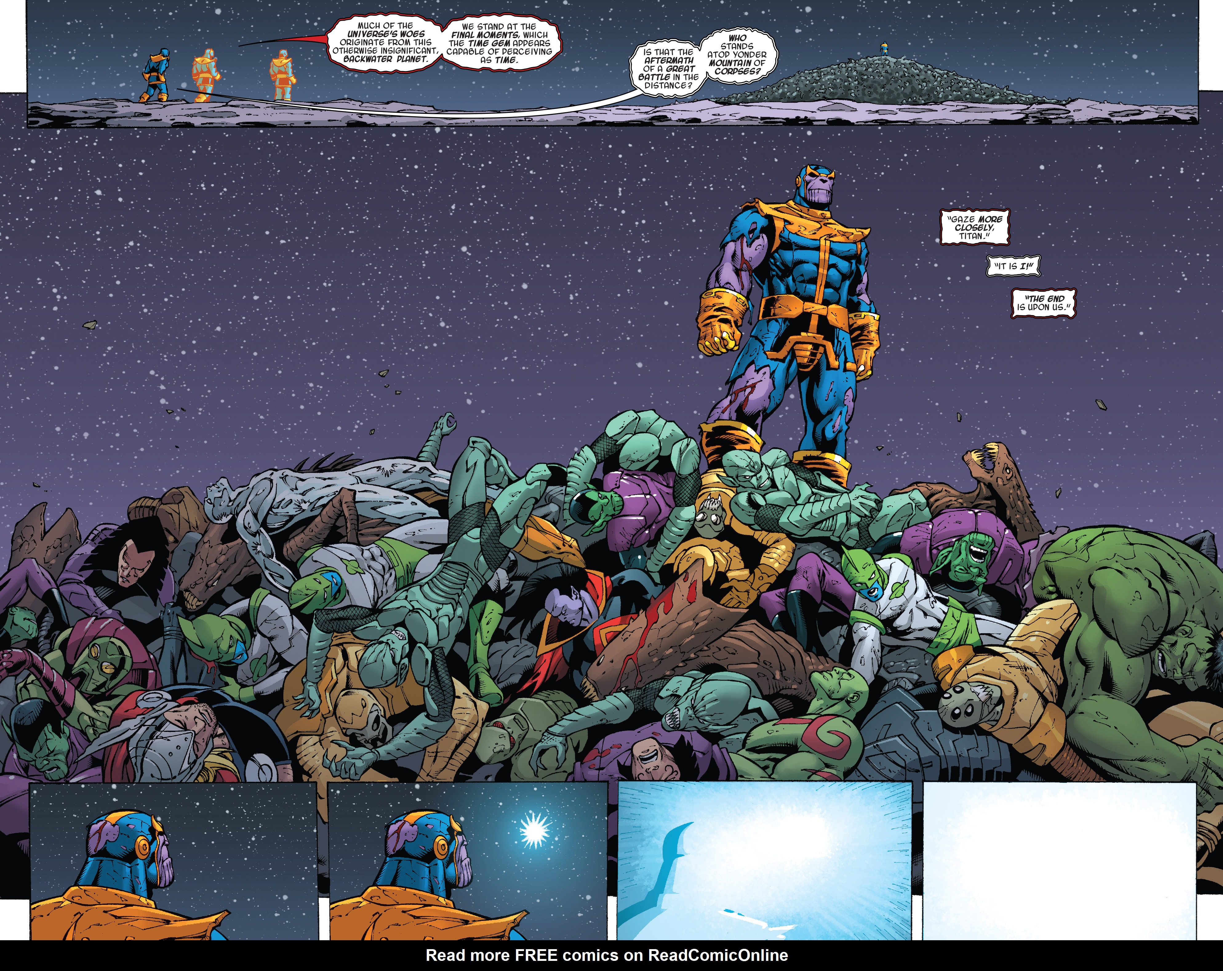 Read online Thanos: A God Up There Listening comic -  Issue # TPB - 381