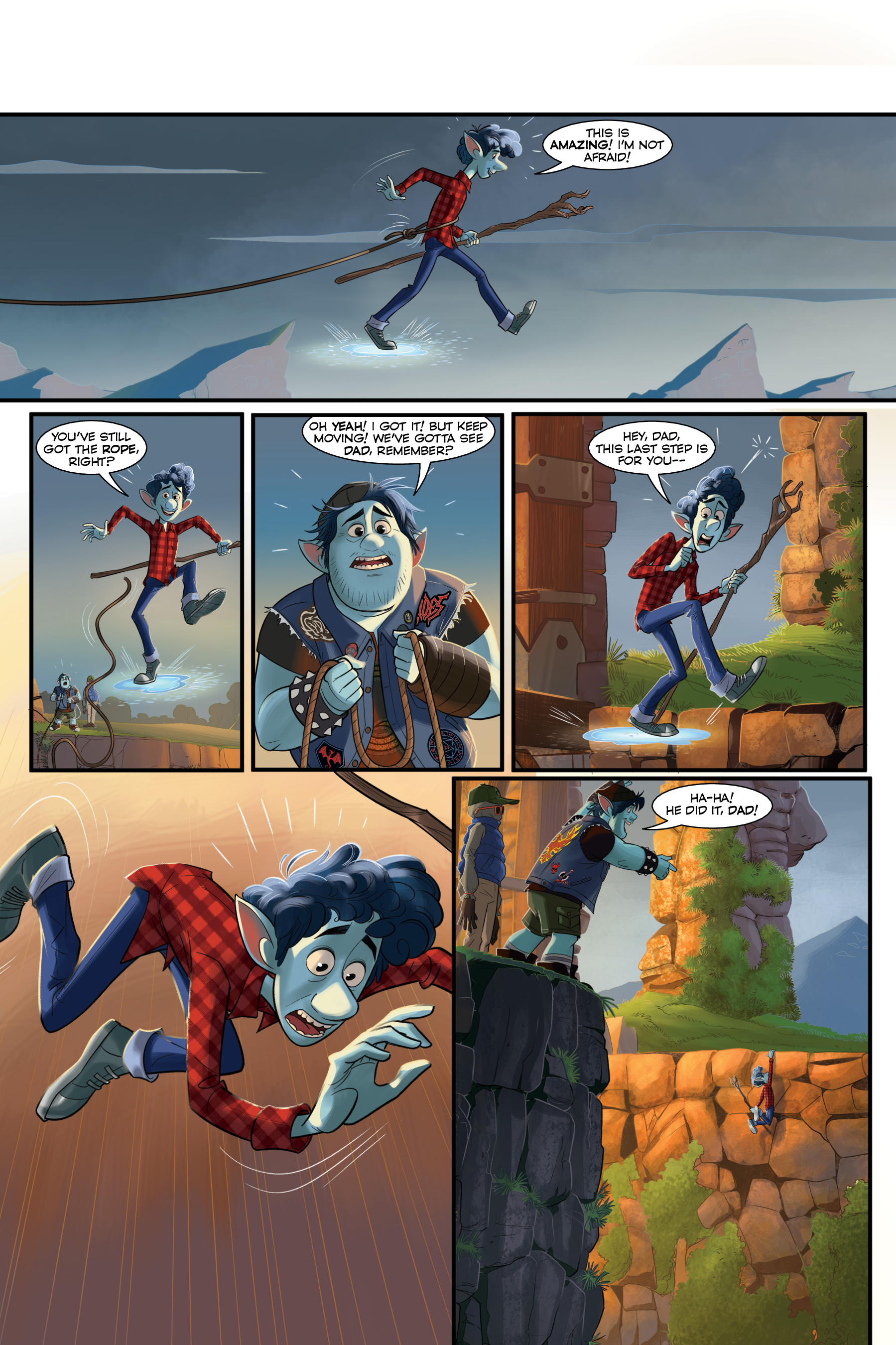 Onward: The Story of the Movie in Comics TPB | Read All Comics Online