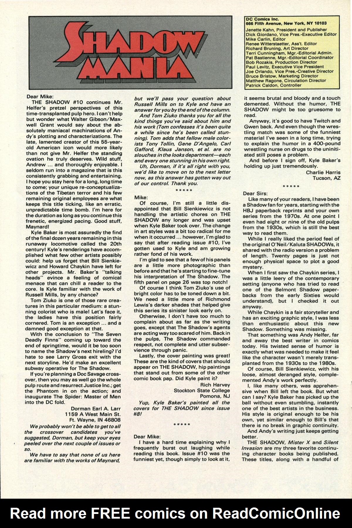 Read online The Shadow (1987) comic -  Issue #14 - 34