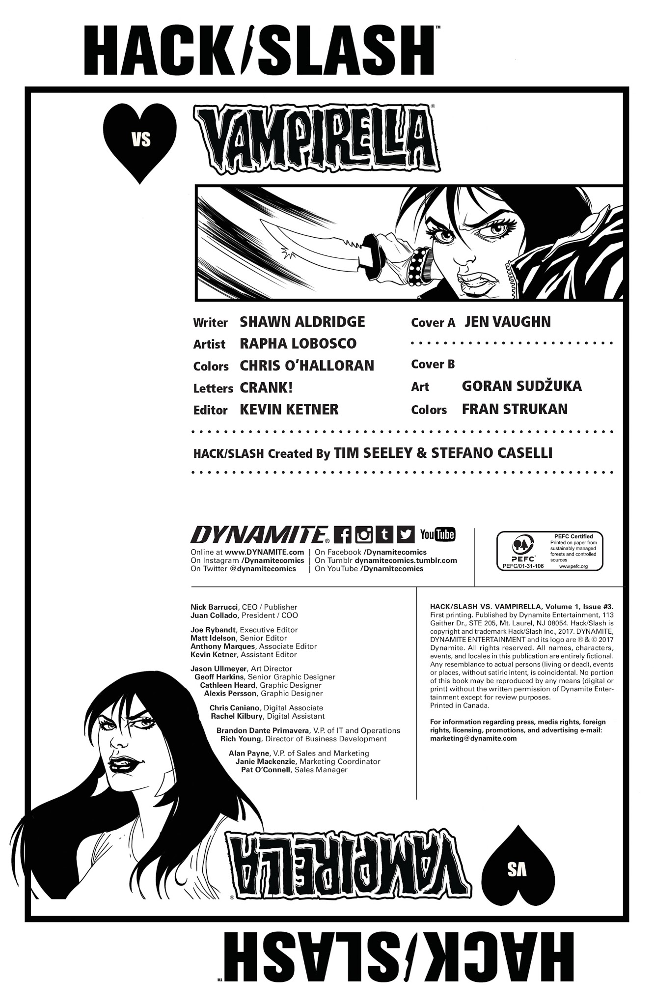 Read online Hack/Slash vs. Vampirella comic -  Issue #3 - 3