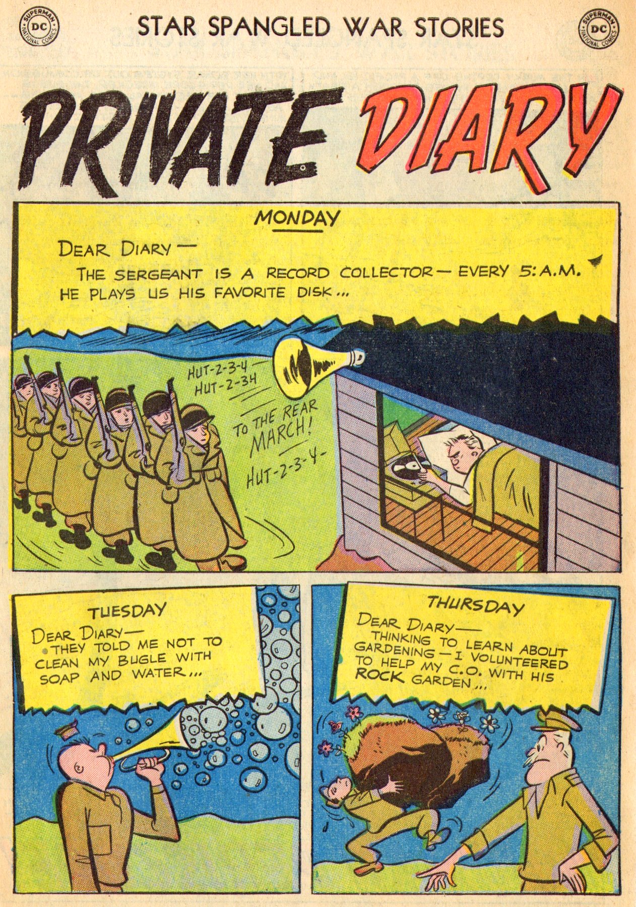 Read online Star Spangled War Stories (1952) comic -  Issue #24 - 27