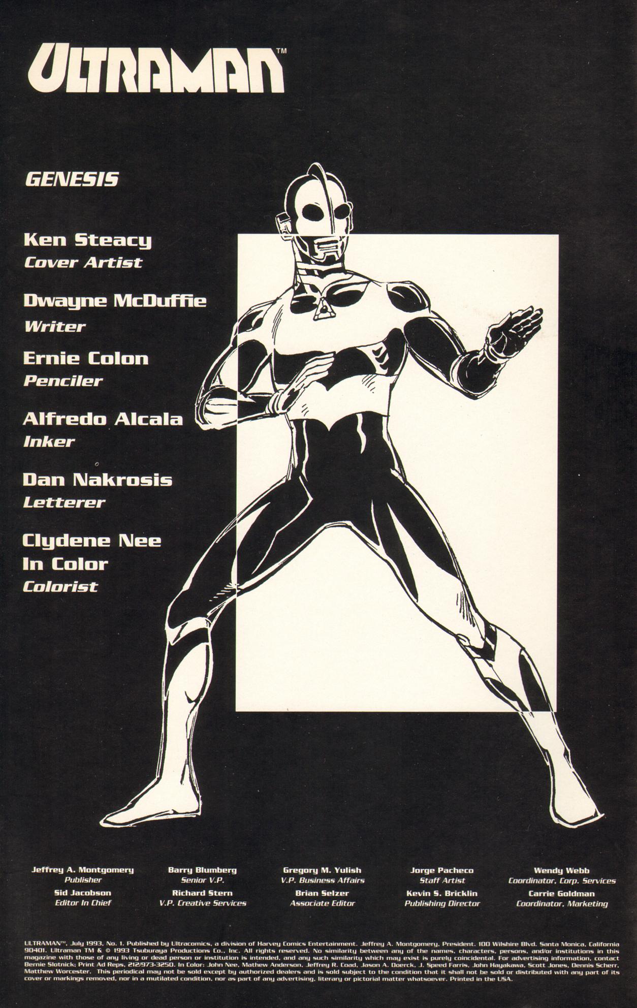 Read online Ultraman (1993) comic -  Issue #1 - 2