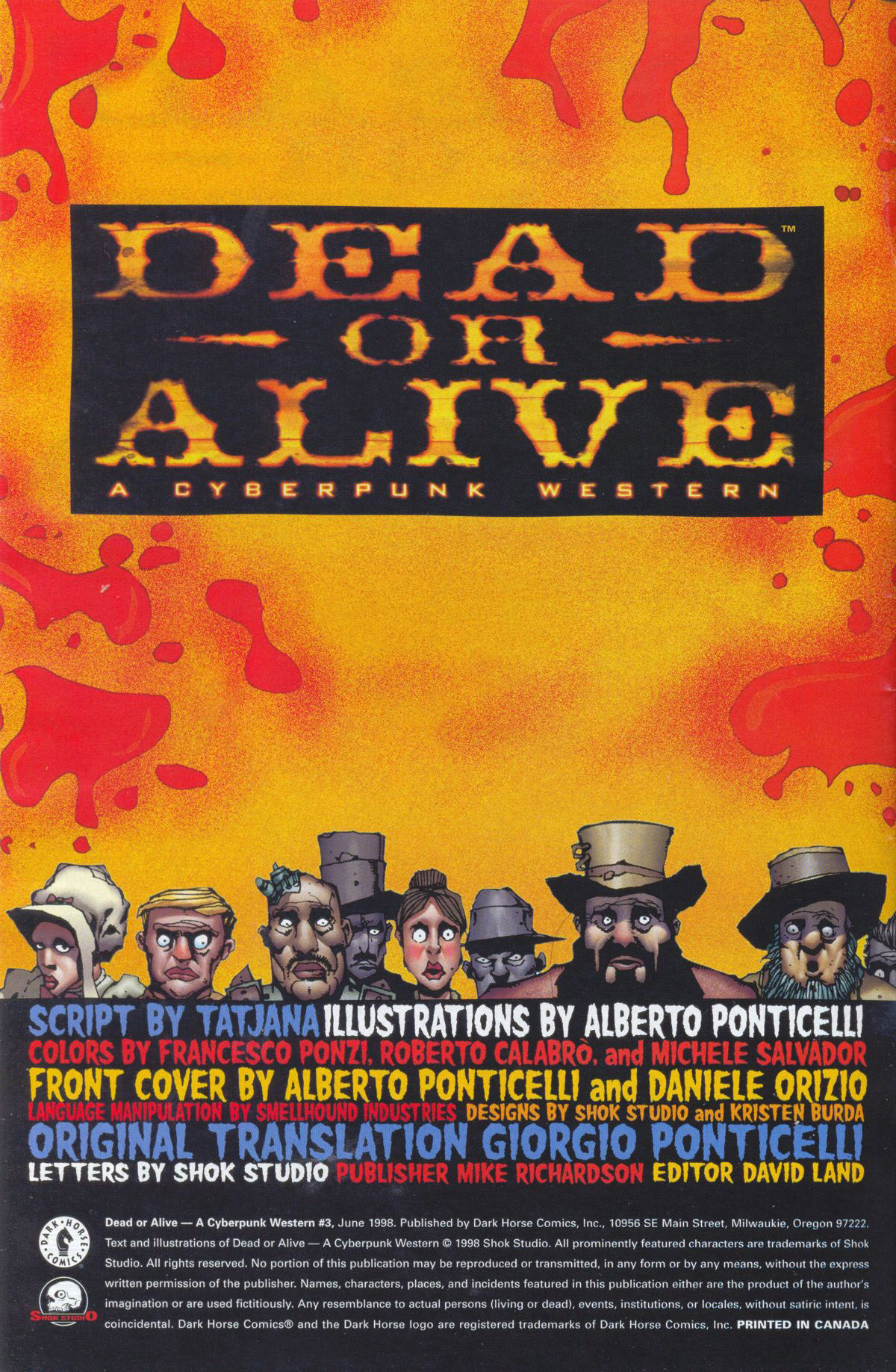 Read online Dead or Alive -- A Cyberpunk Western comic -  Issue #3 - 2