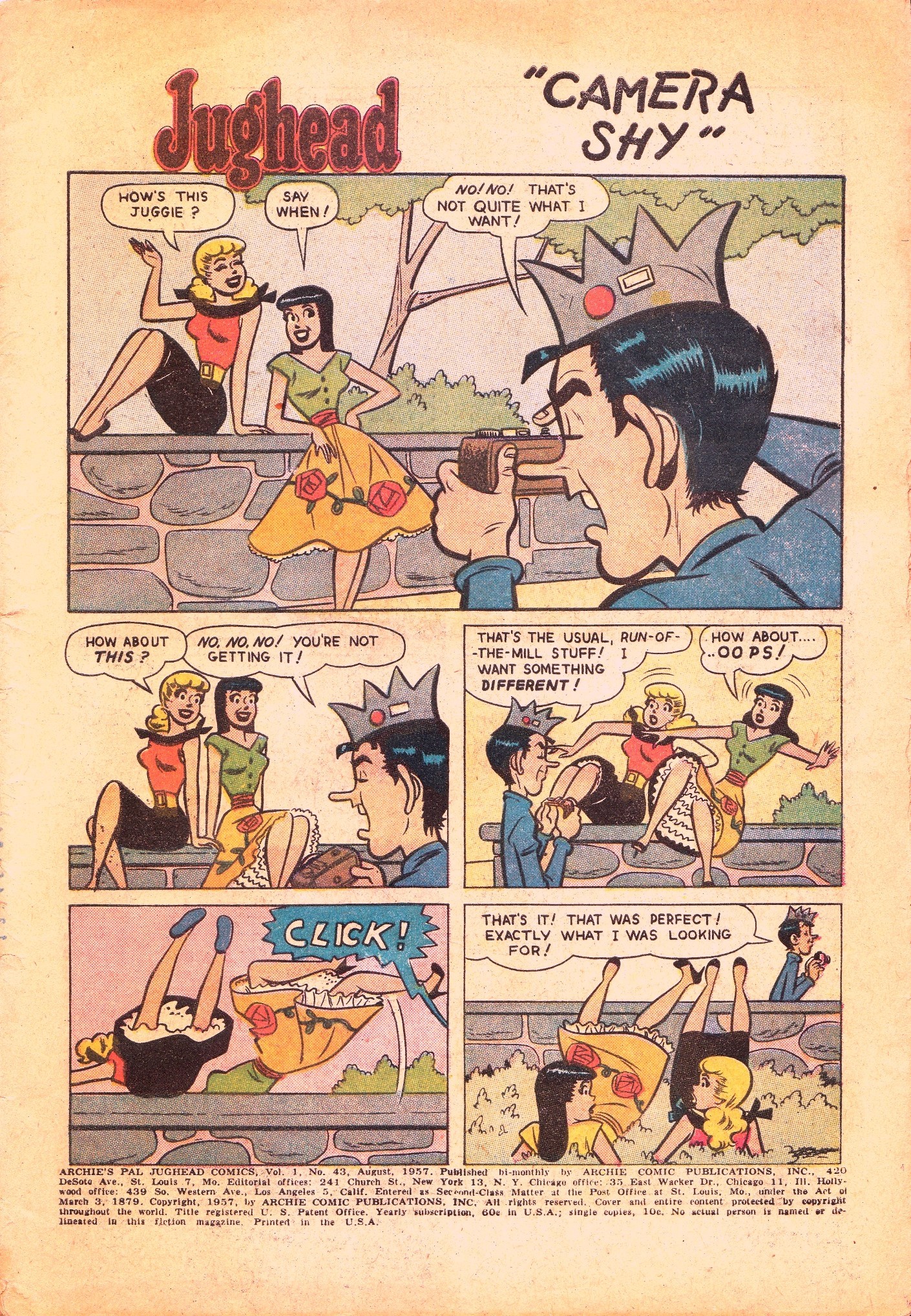 Read online Archie's Pal Jughead comic -  Issue #43 - 3