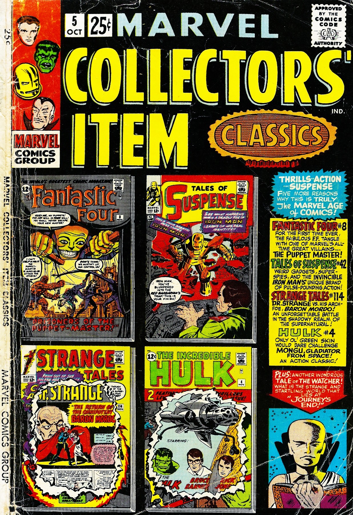 Read online Marvel Collectors' Item Classics comic -  Issue #5 - 1