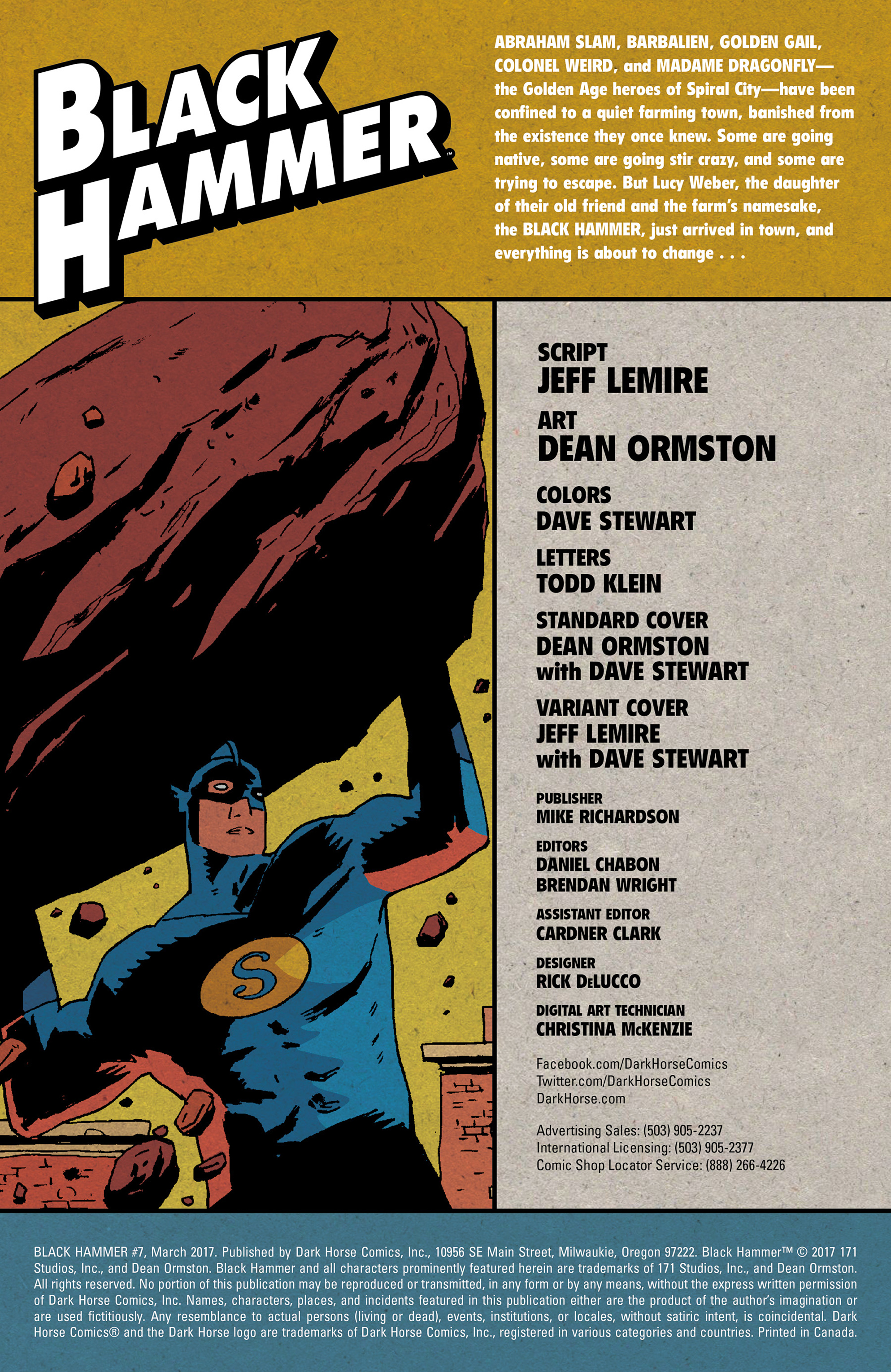 Read online Black Hammer comic -  Issue #7 - 2