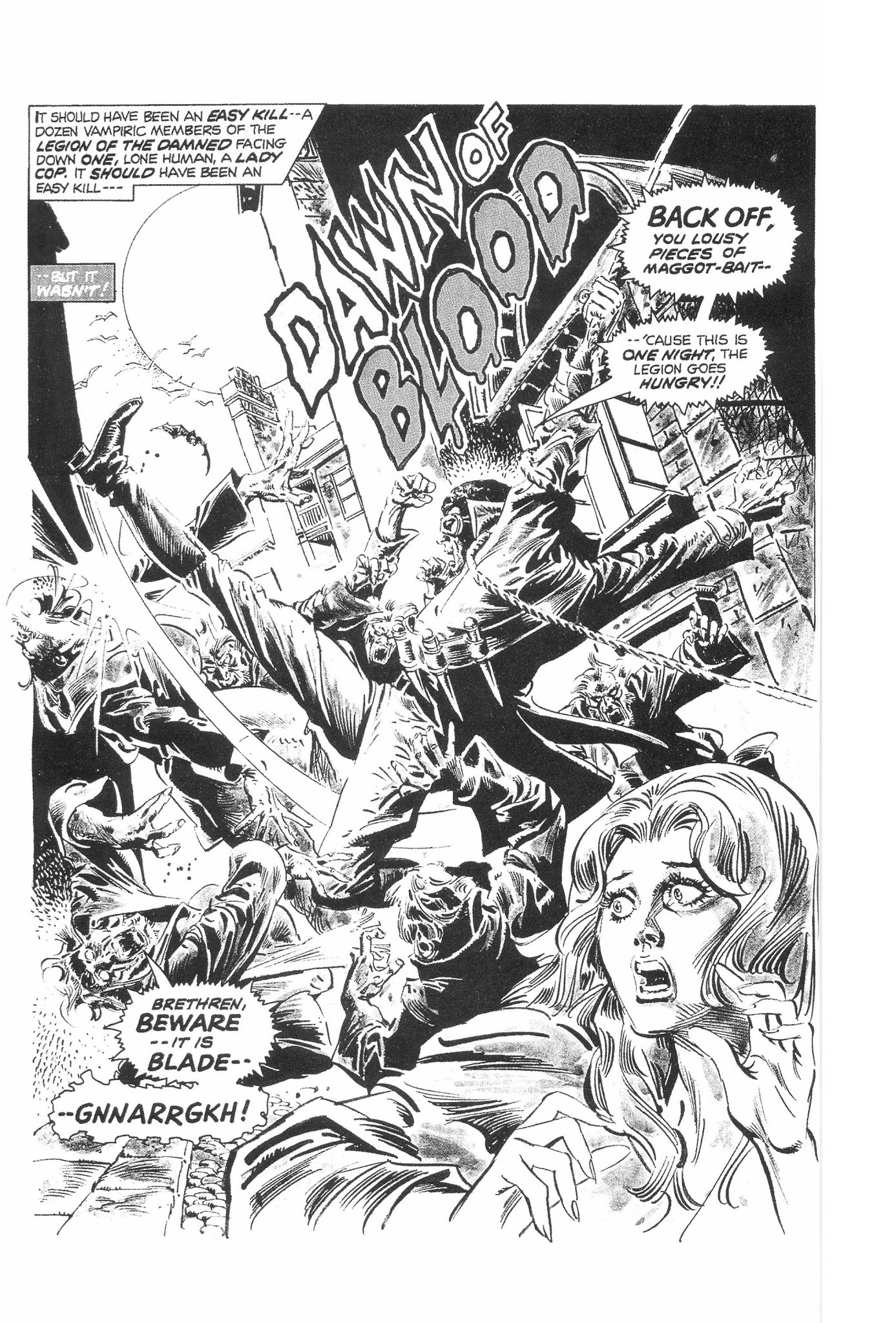Read online Blade: Black & White comic -  Issue # TPB - 54