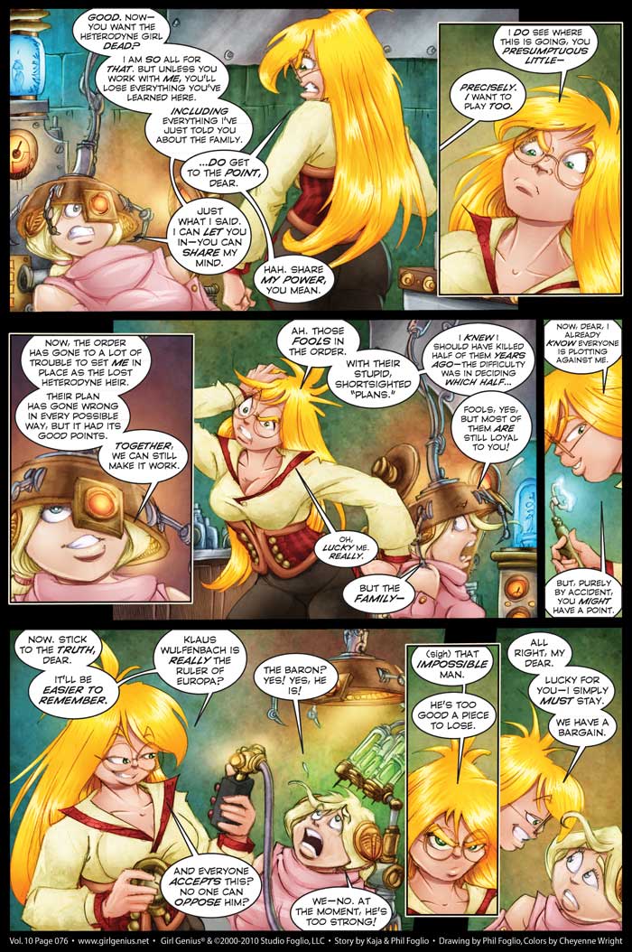 Read online Girl Genius (2002) comic -  Issue #10 - 77