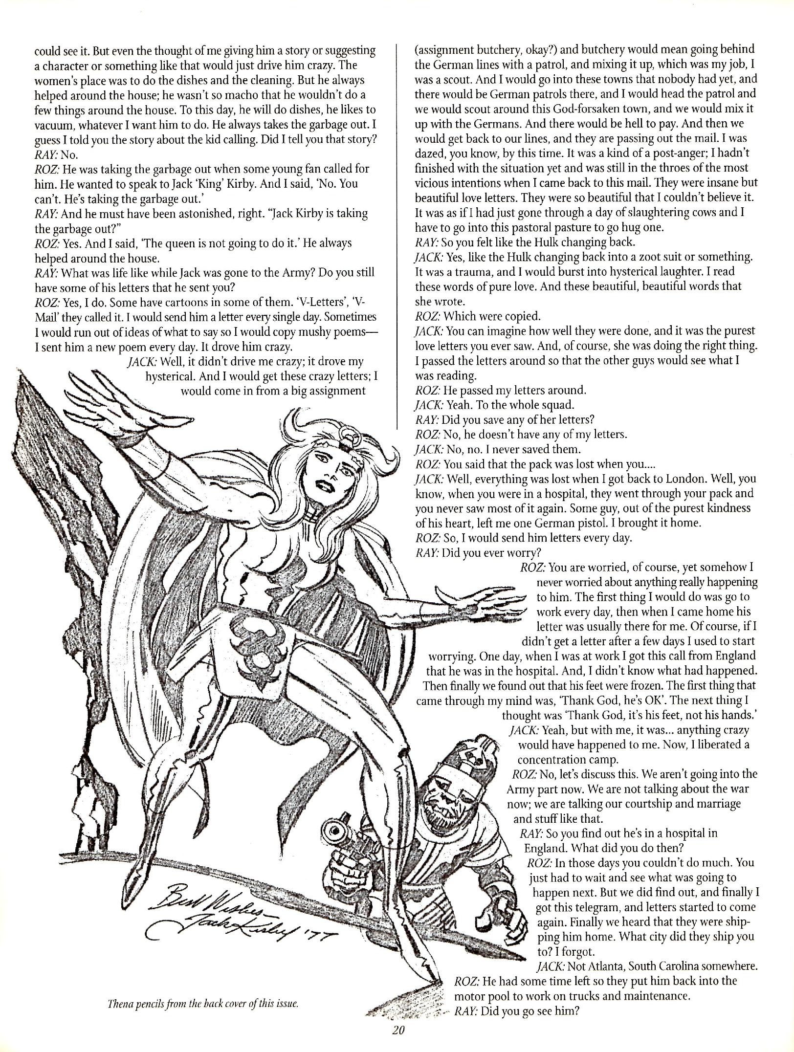 Read online The Jack Kirby Collector comic -  Issue #29 - 20
