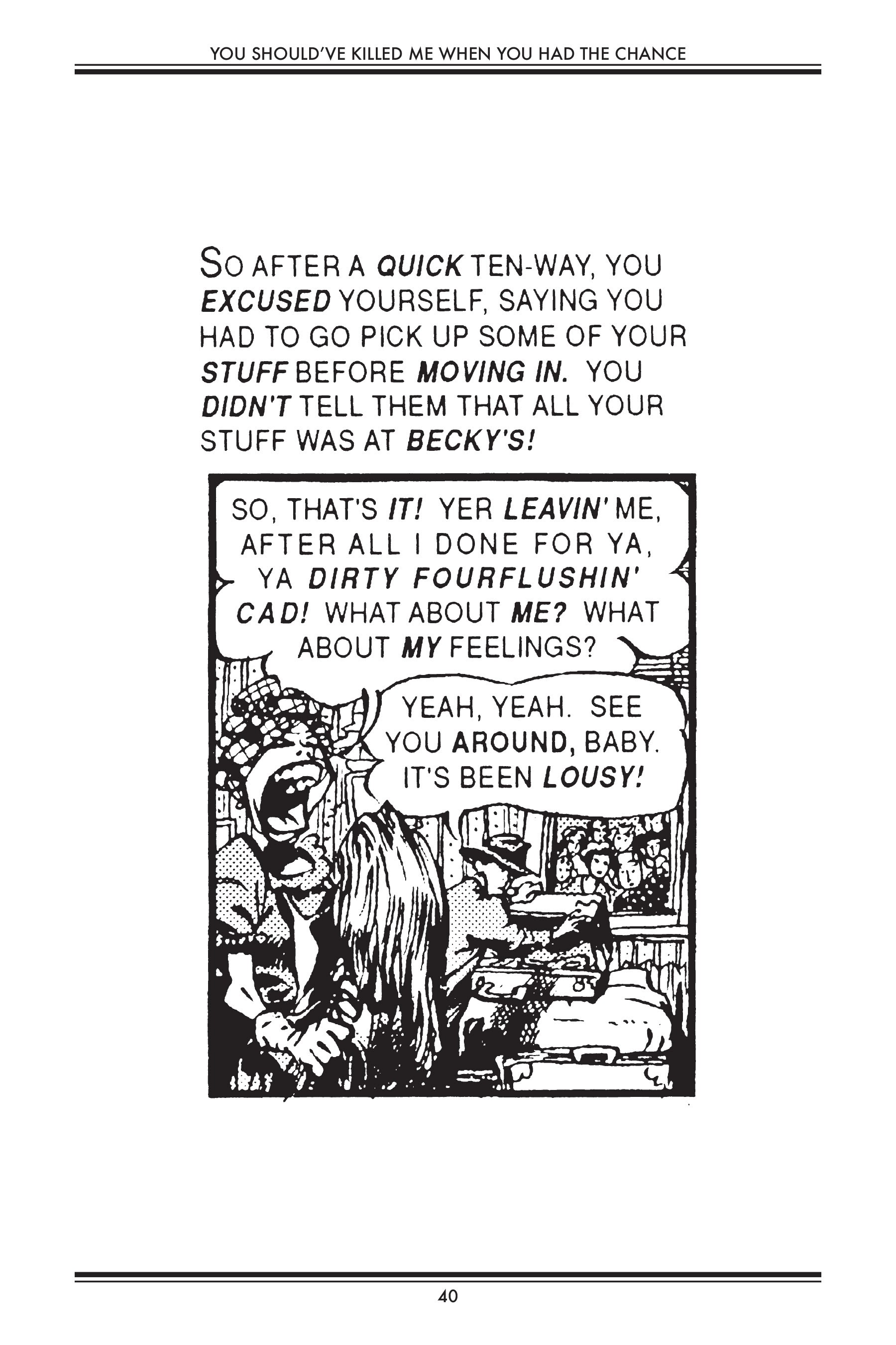 Read online You Should Have Killed Me When You Had The Chance!: Quality Jollity Super Special comic -  Issue # TPB - 40