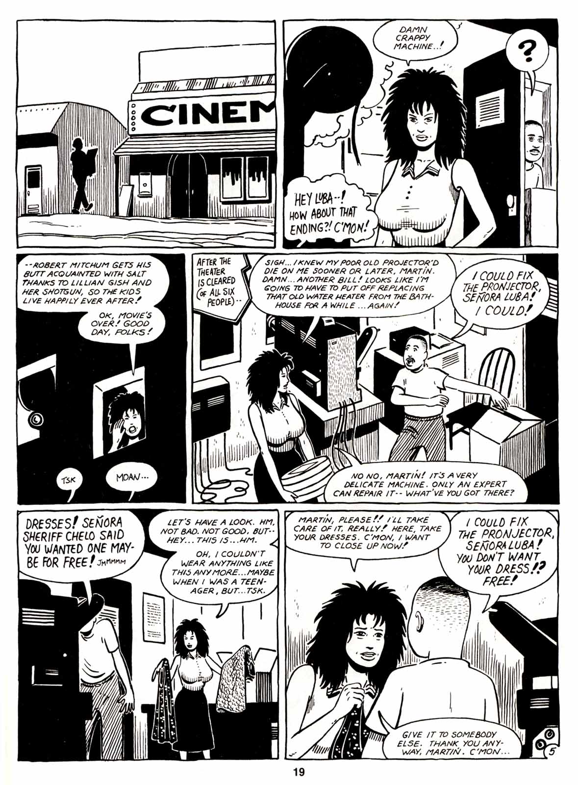 Read online Love and Rockets (1982) comic -  Issue #5 - 21